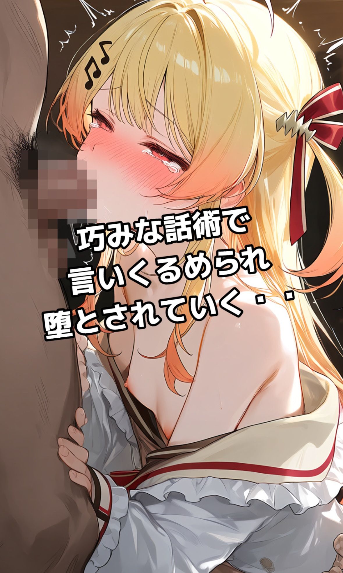「処女奪われちゃったよ・・」ホロ大人気Vtuber音乃瀬奏がナンパ師に捕まって無理矢理中出し＆妊娠やり捨てポイされるお話 サンプル画像 5