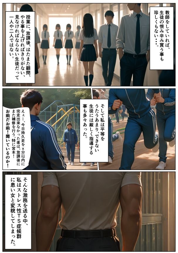 TS体育教師は・・・メスに墜ちる・・・。 画像2