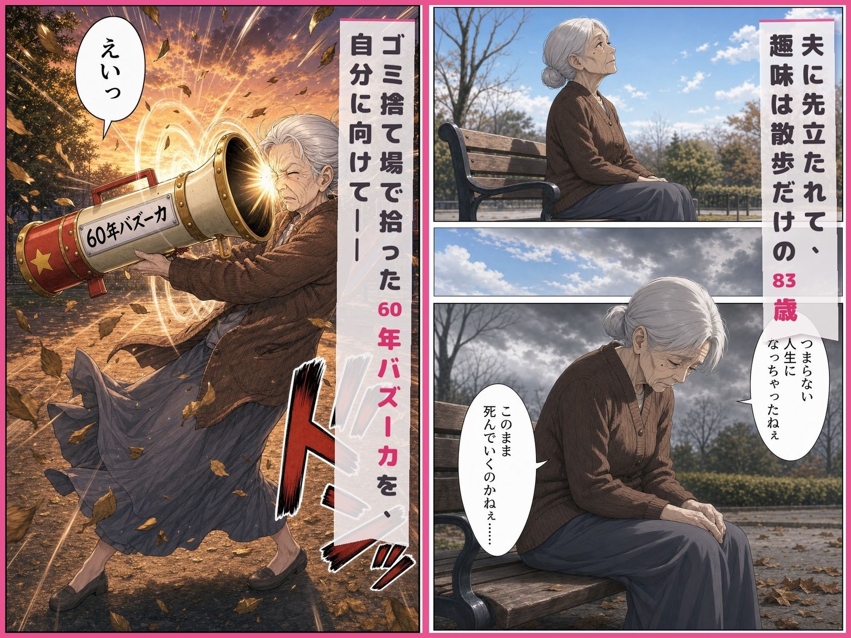 『60年バズーカ！〜83歳の元伝説キャバ嬢、若返って無双する〜』 画像1