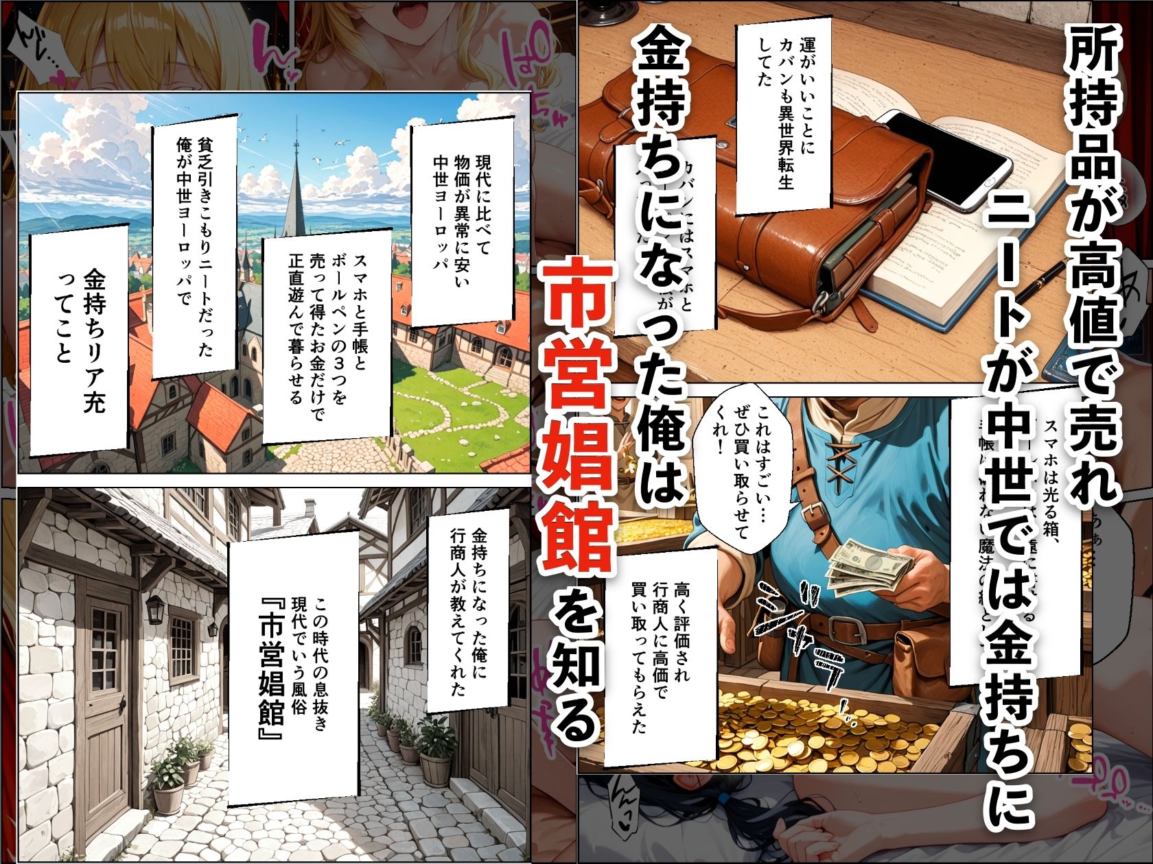 ニートが中世ヨーロッパに転生したらハーレムになった話 画像2