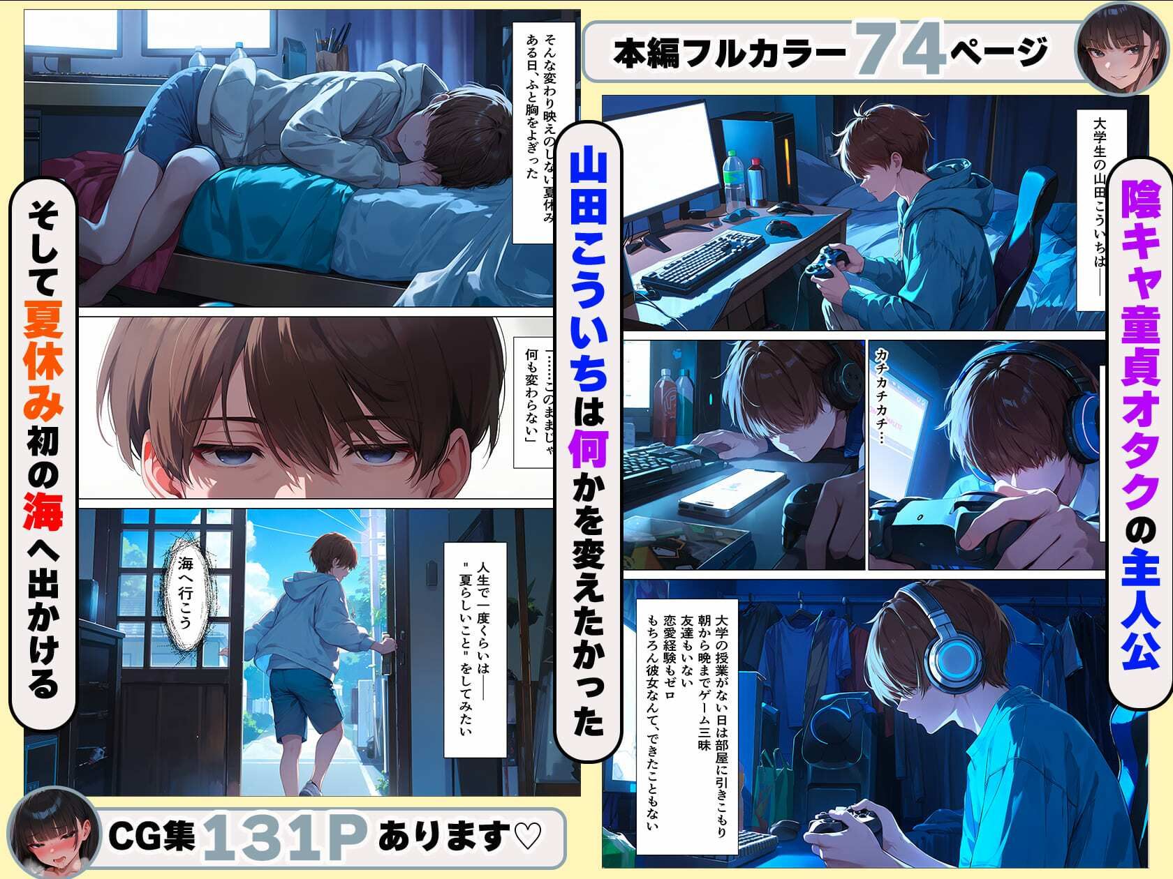 童貞陰キャの僕が水着ギャルたちに筆おろししてもらった話 画像2
