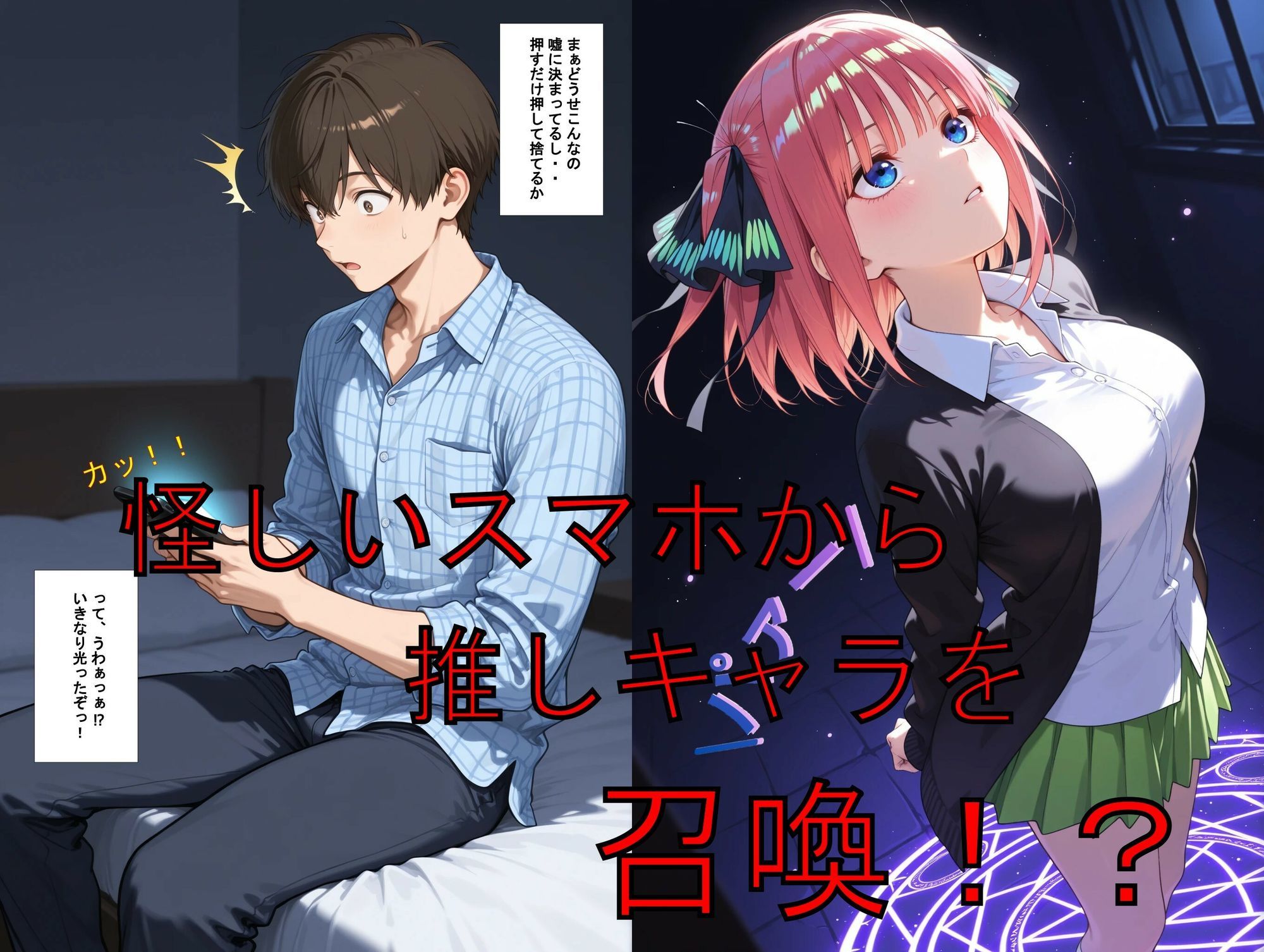 推しキャラ召喚した俺! プライドの高い2番目次女を犯しつくす! 〜中〇 二乃〜ver 画像1