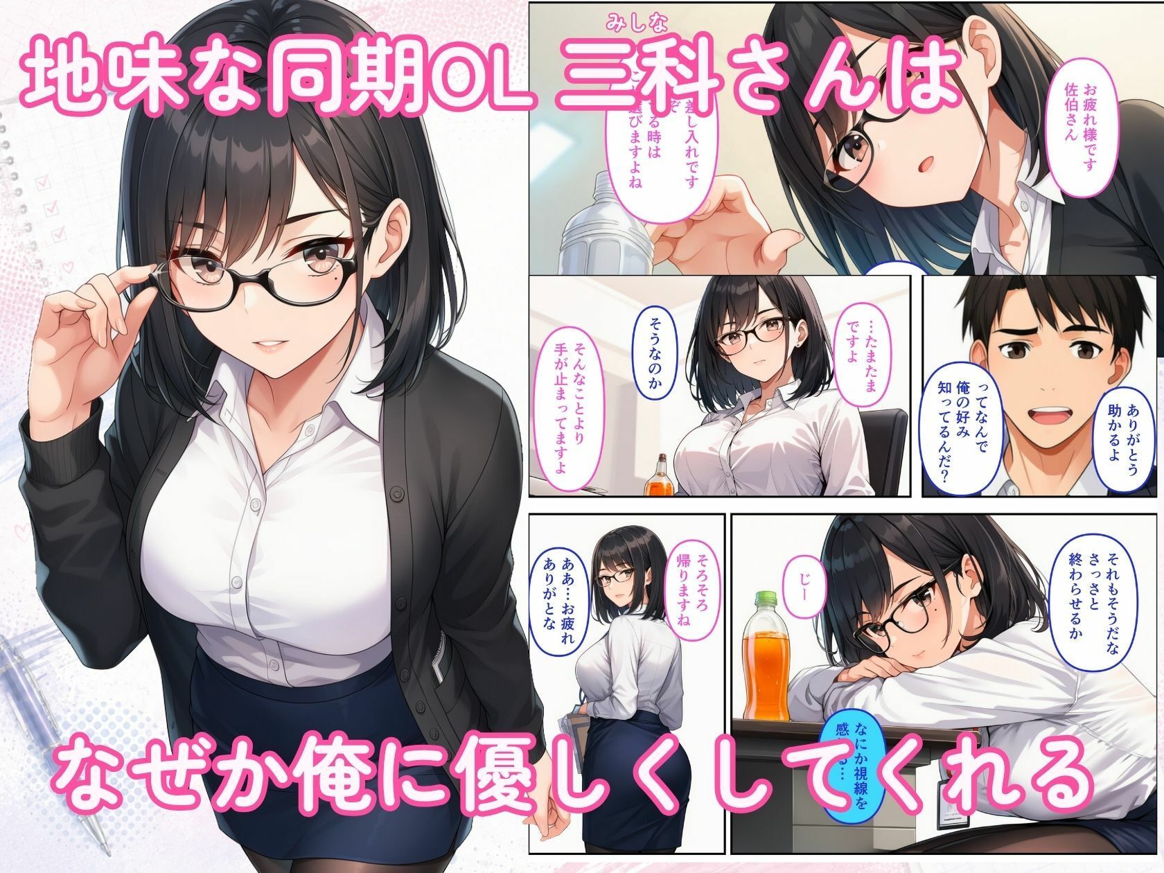 地味な同期OLが俺の観察記録をつけてる距離感バグ痴女だった 画像1