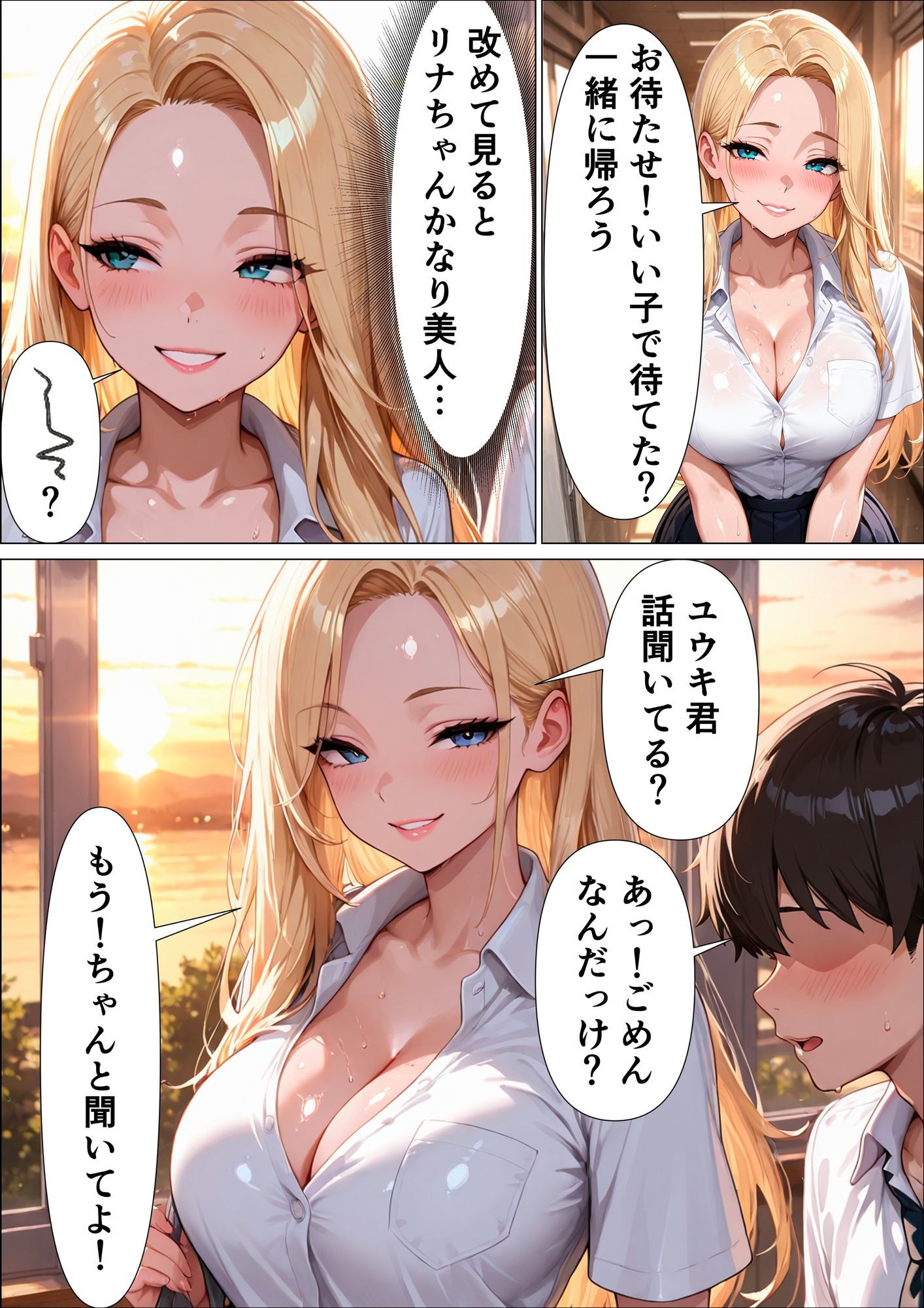告白してきた優等生がデカチンで逆レ●プしたら気持ち良すぎて童貞チンポに中出しされた話 画像3