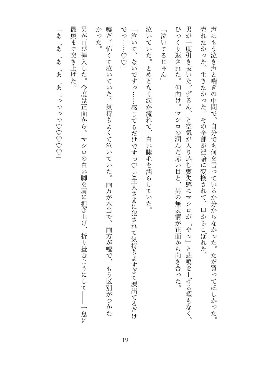 売れ残りの牡牛獣人を買って孕ませメス堕ちさせる話 サンプル4