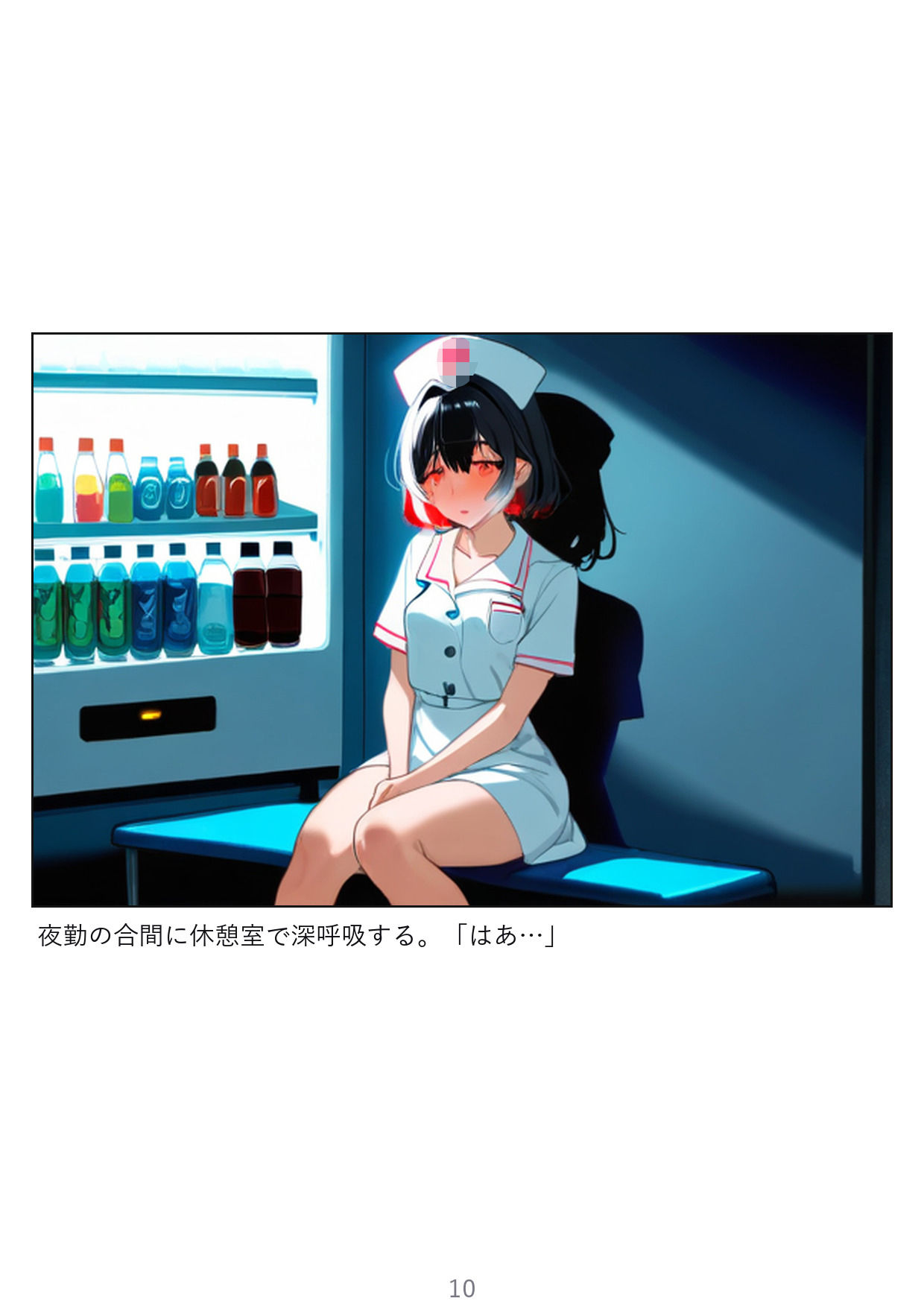 【ナース】夜勤看護師と患者の禁断の関係〜消灯後の病室〜 hitomiエロ漫画raw サンプル画像010