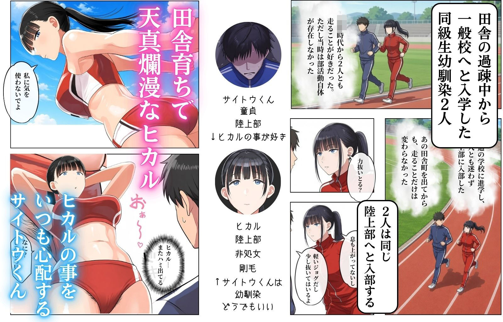 胸糞アスリート 僕の好きな人はイキ顔ブスだとハメ撮り写メで知りました 画像1