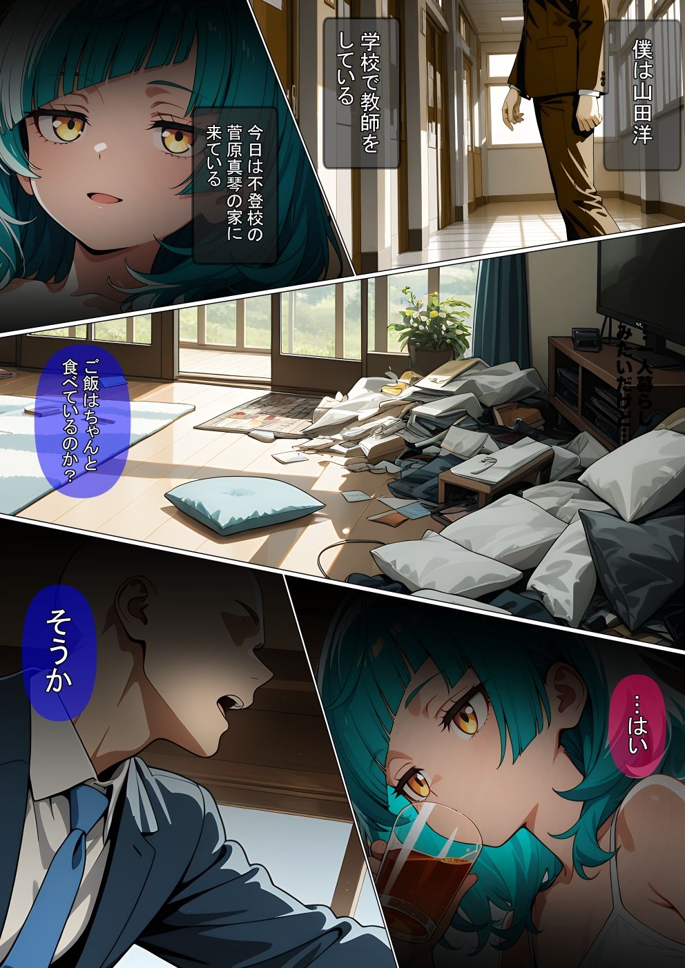 【漫画】不登校の生徒を壊した話 画像2