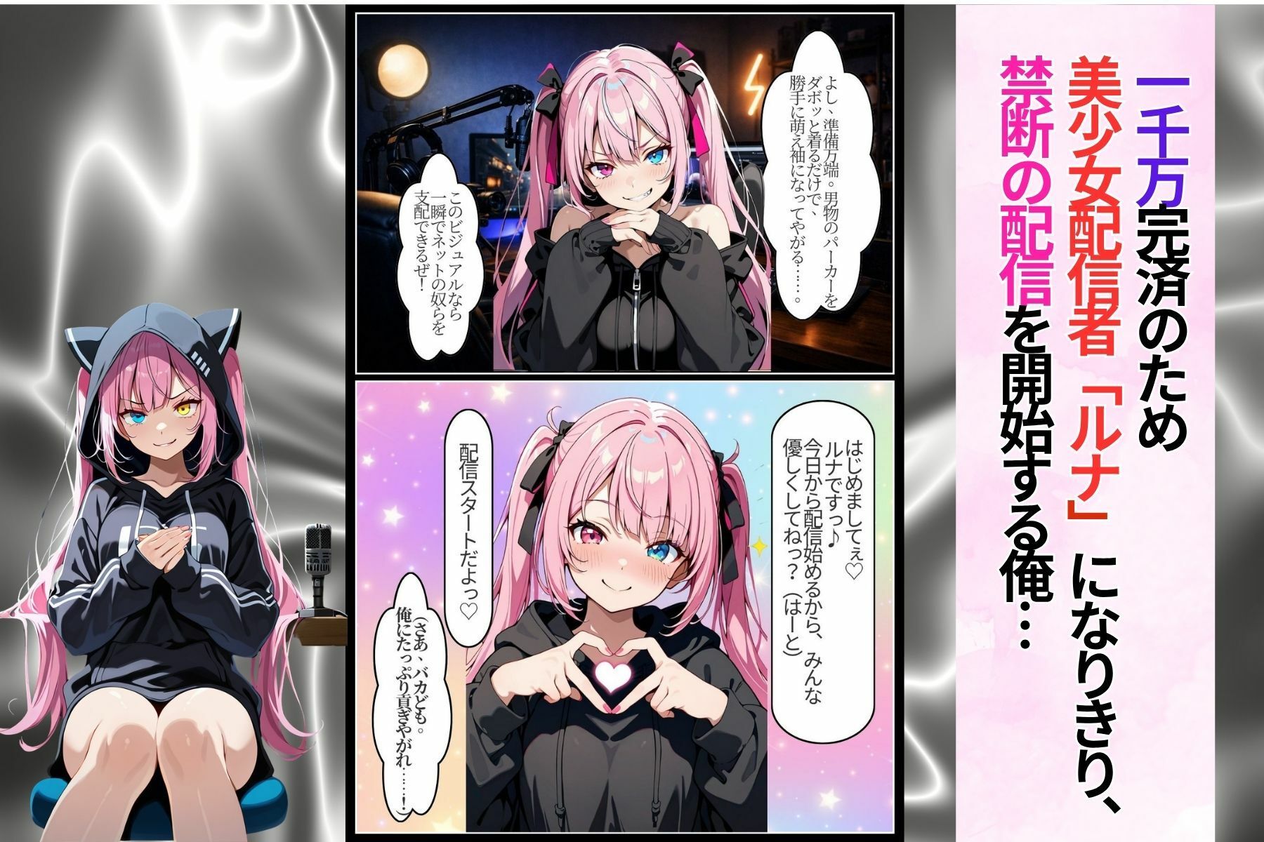 1000万の借金チートを配信したら、男の絶倫ピストンで脳まで雌堕ちさせられました 画像3