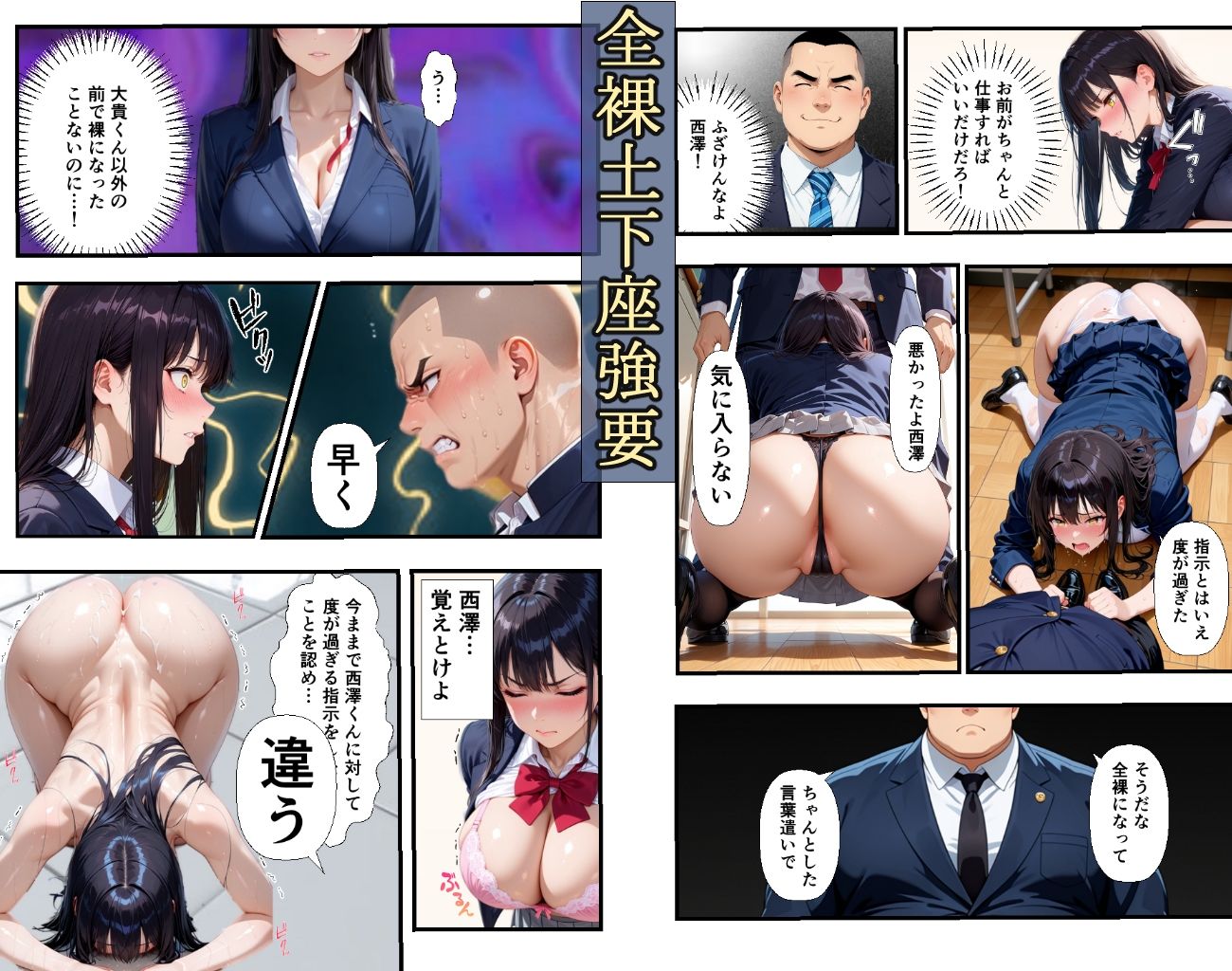 【エロ漫画】いじめっ子生徒会長 復讐NTR調教 〜弱みを握られて言いなりに〜3