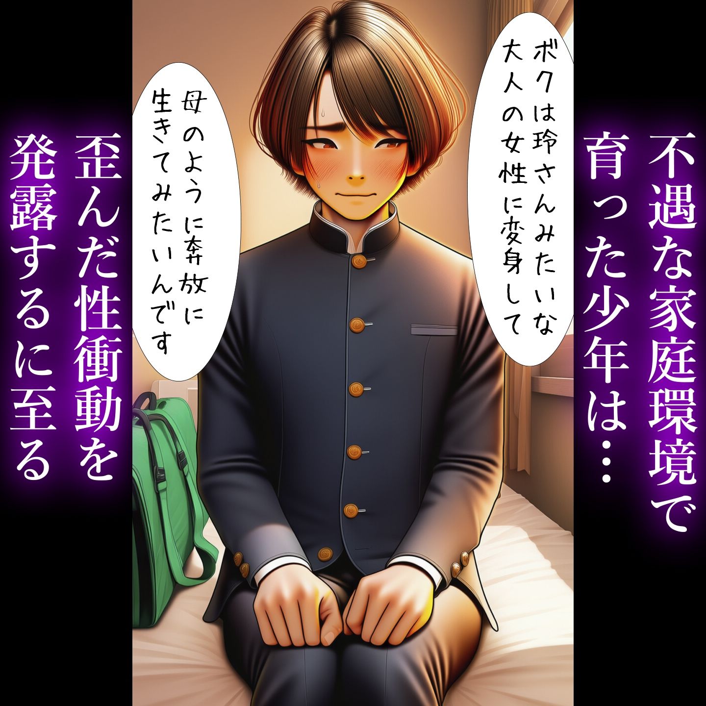 【TSロリ→熟女化】TSロリ女子校生、飛び級で熟女ビッチ進化！ サンプル画像 2
