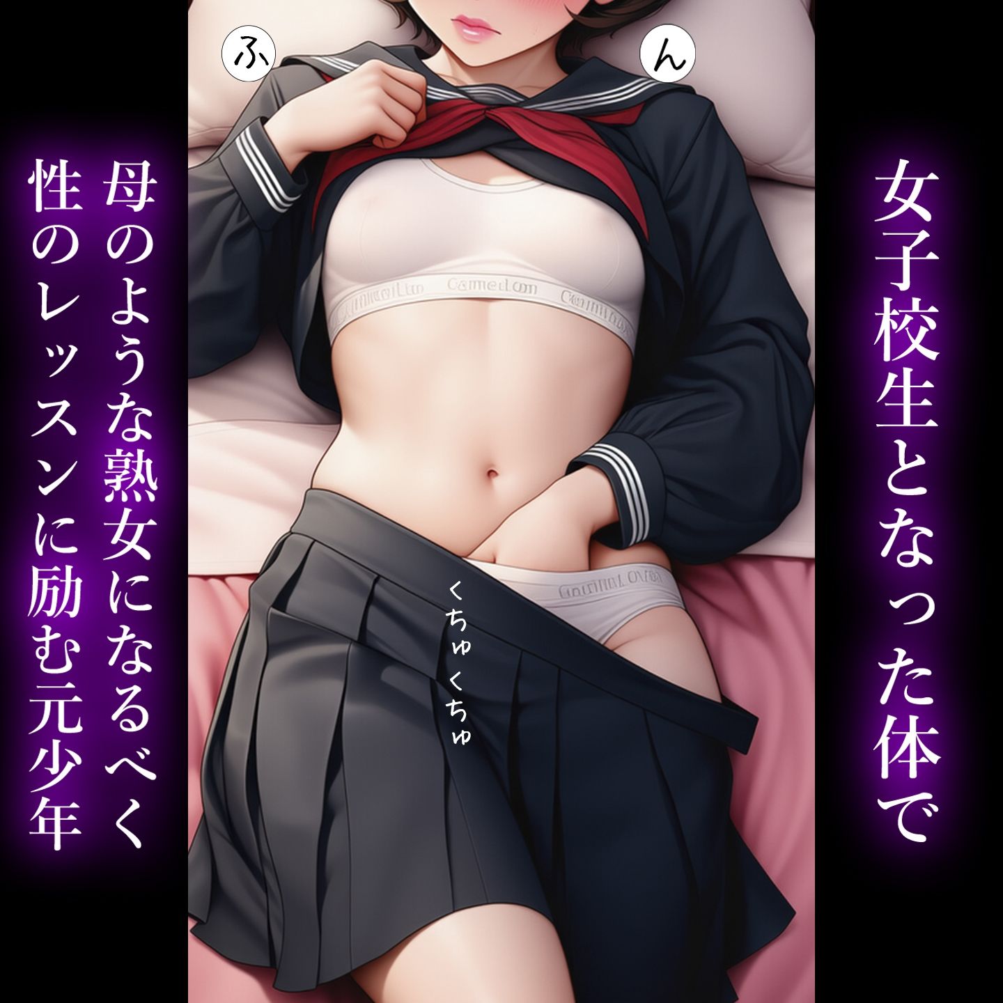 【TSロリ→熟女化】TSロリ女子校生、飛び級で熟女ビッチ進化！ サンプル画像 3