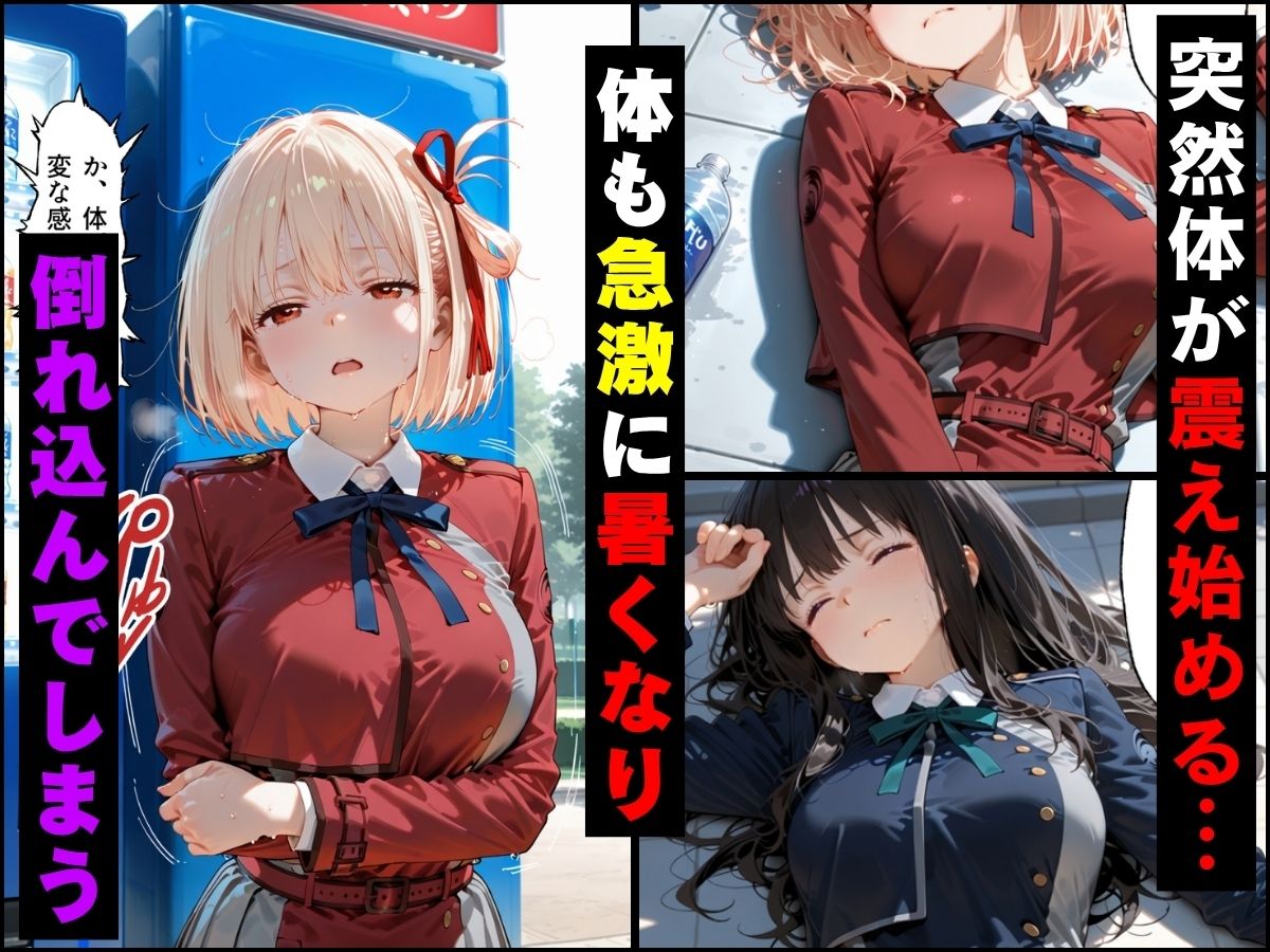 自販機のドリンクで超乳確定〜研究所で即ハメした話〜 リ●リスリコイル編 画像2