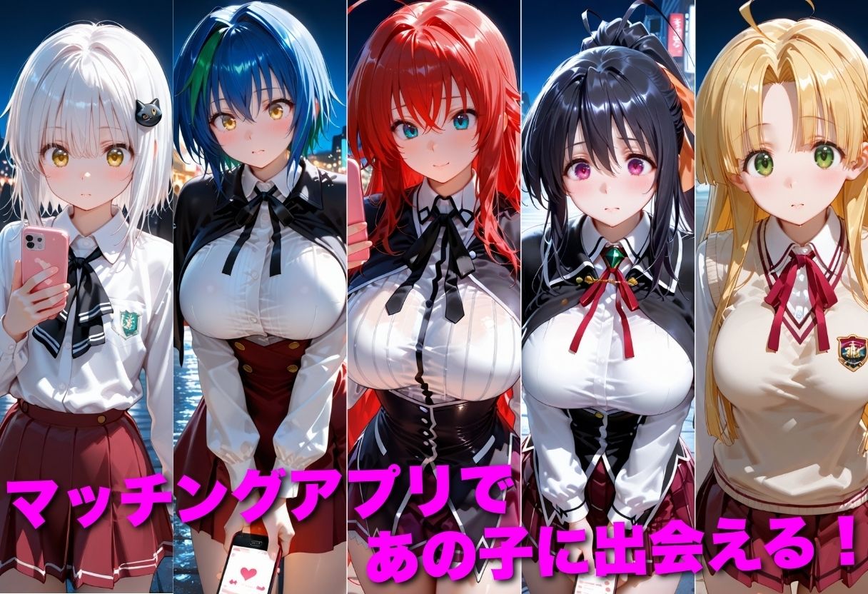 マッチングアプリで出会った美女を孕ませた話 ハ●スクールD×D編 画像1