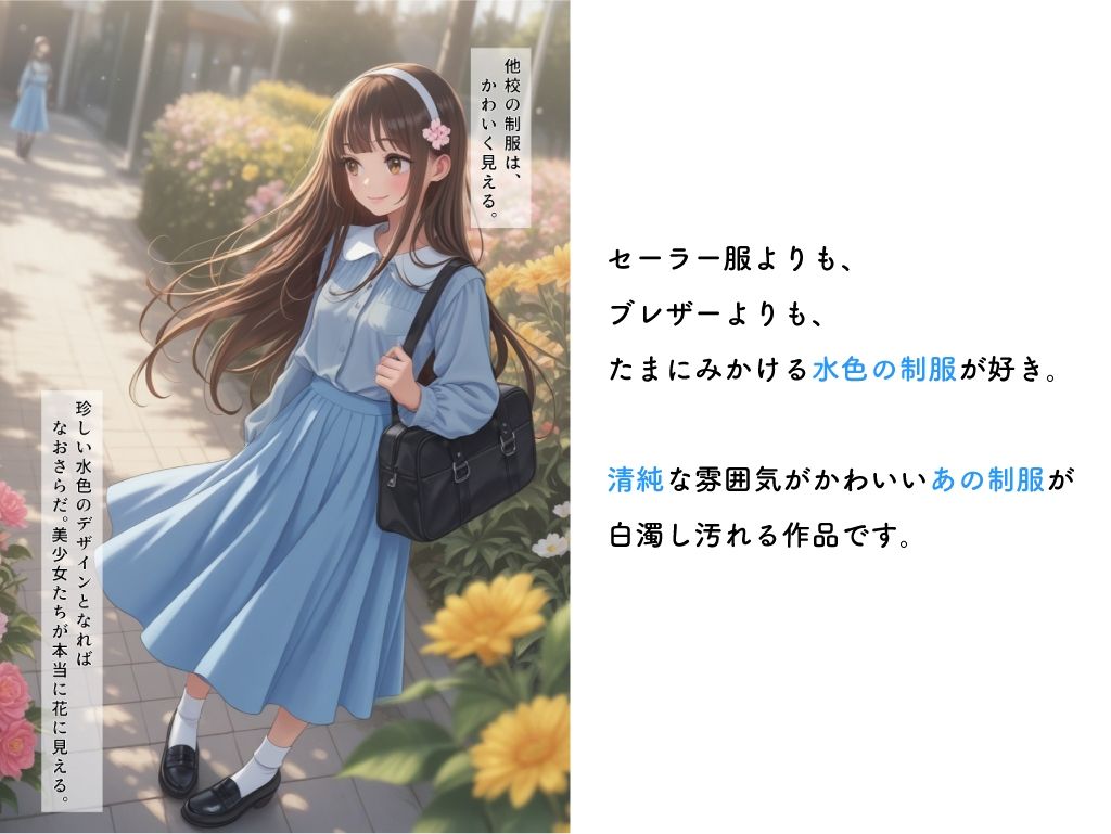 あの水色制服JKの学園ソープ サンプル画像 2