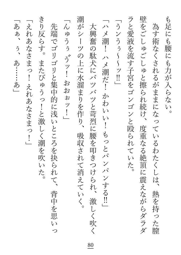 素直じゃない駄犬が、べしょべしょに泣きながらご主人様に愛を再びと乞う話 サンプル10