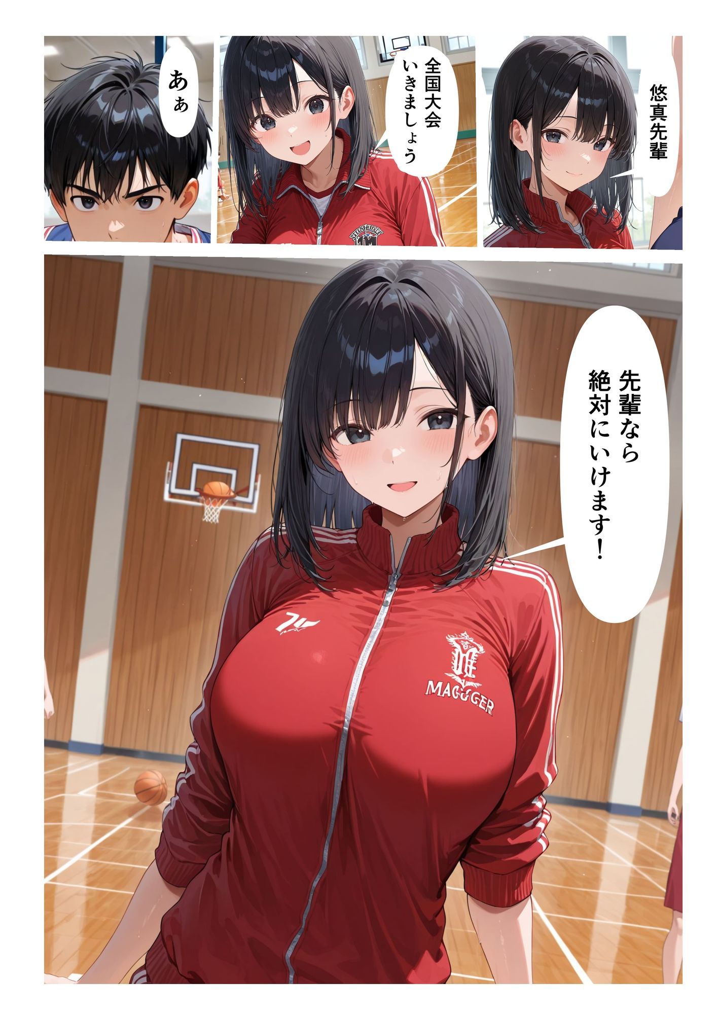 彼女がいるのに体育館倉庫で部活マネージャーを潮吹き絶頂させた話 サンプル2