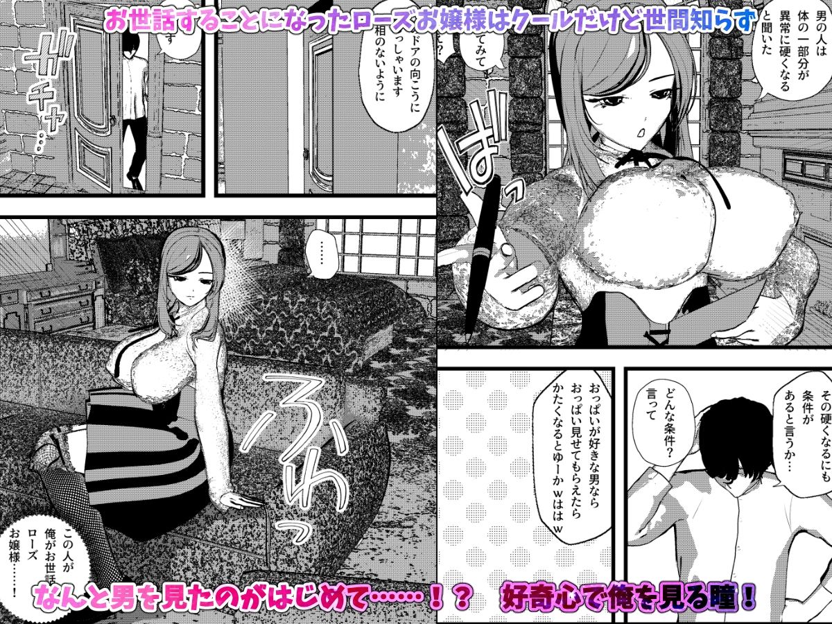 無表情クールなお嬢様は俺の事が大好きで献身的なSEXしてくれちゃうッ！ 画像1
