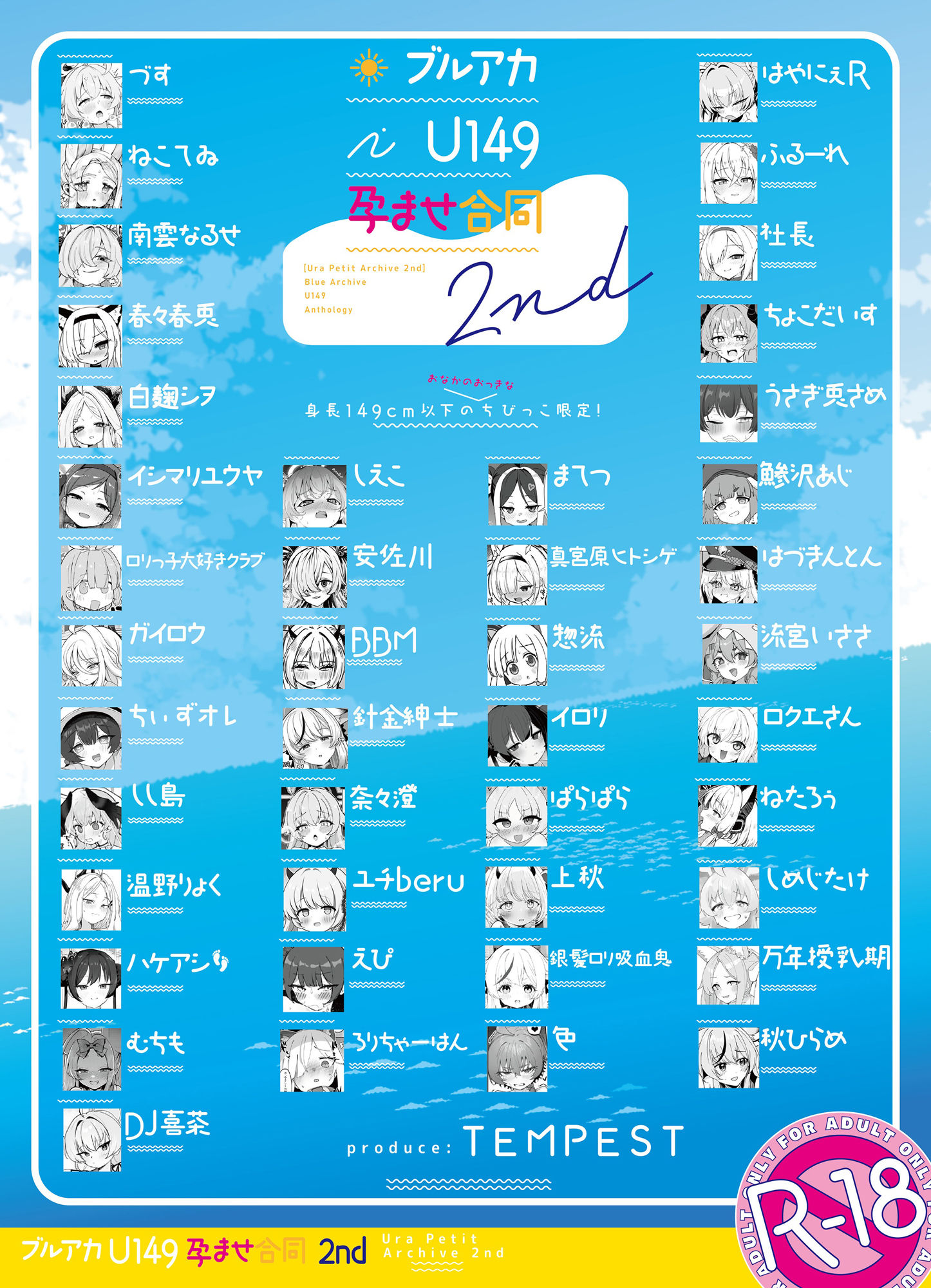 ブルアカU149孕ませ合同2nd 〜Ura Petit Archive 2nd〜 画像2