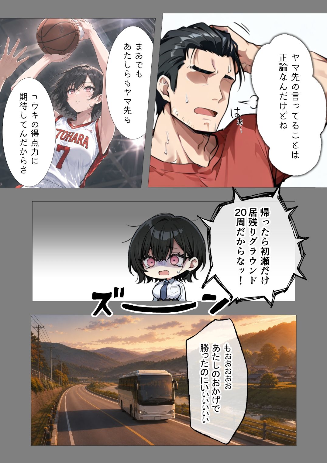 孕トモ-バスケ部顧問に孕まされた親友- 画像5