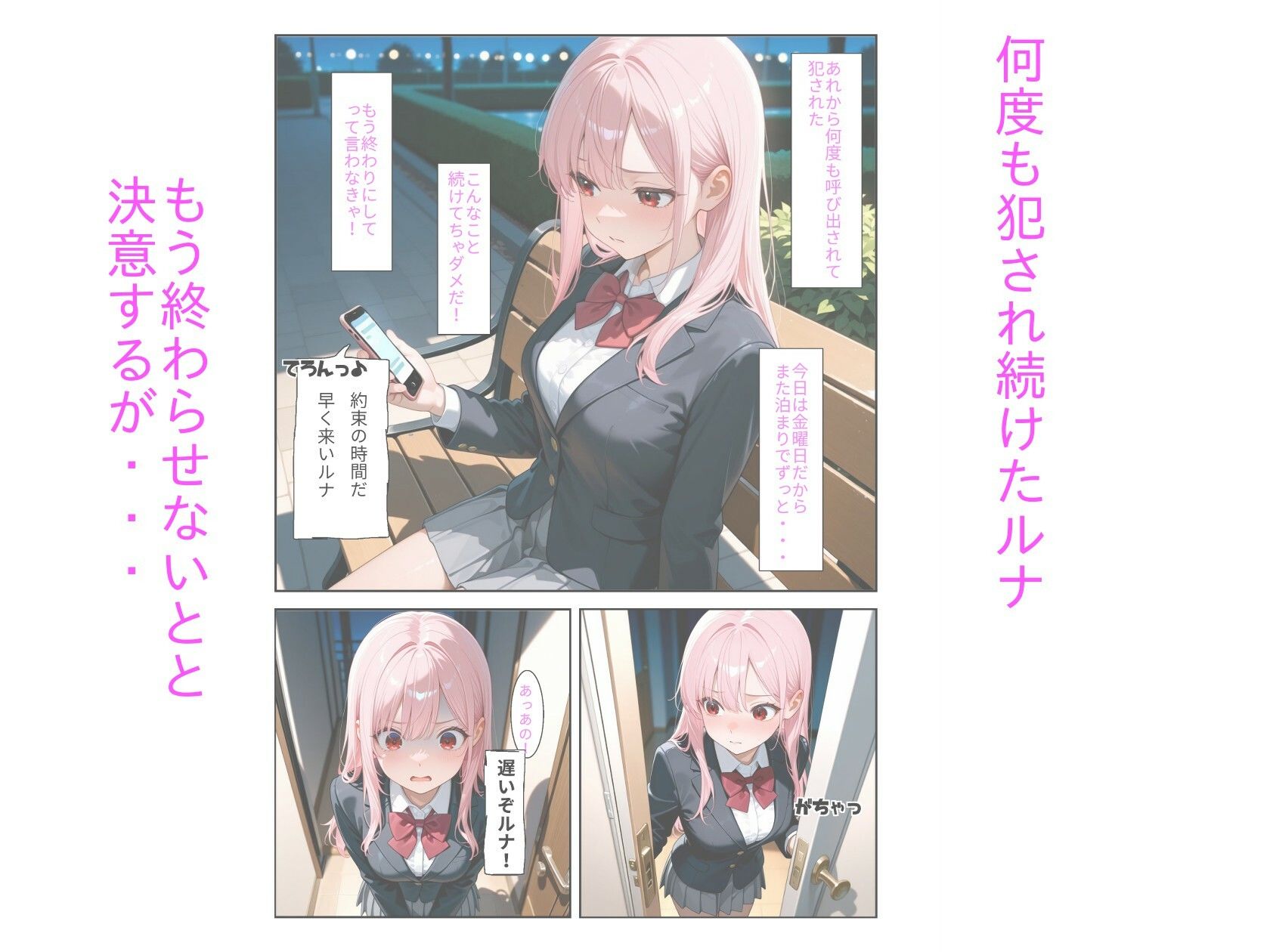ピンク髪●Kを堕として屈服させる話 その3 画像1