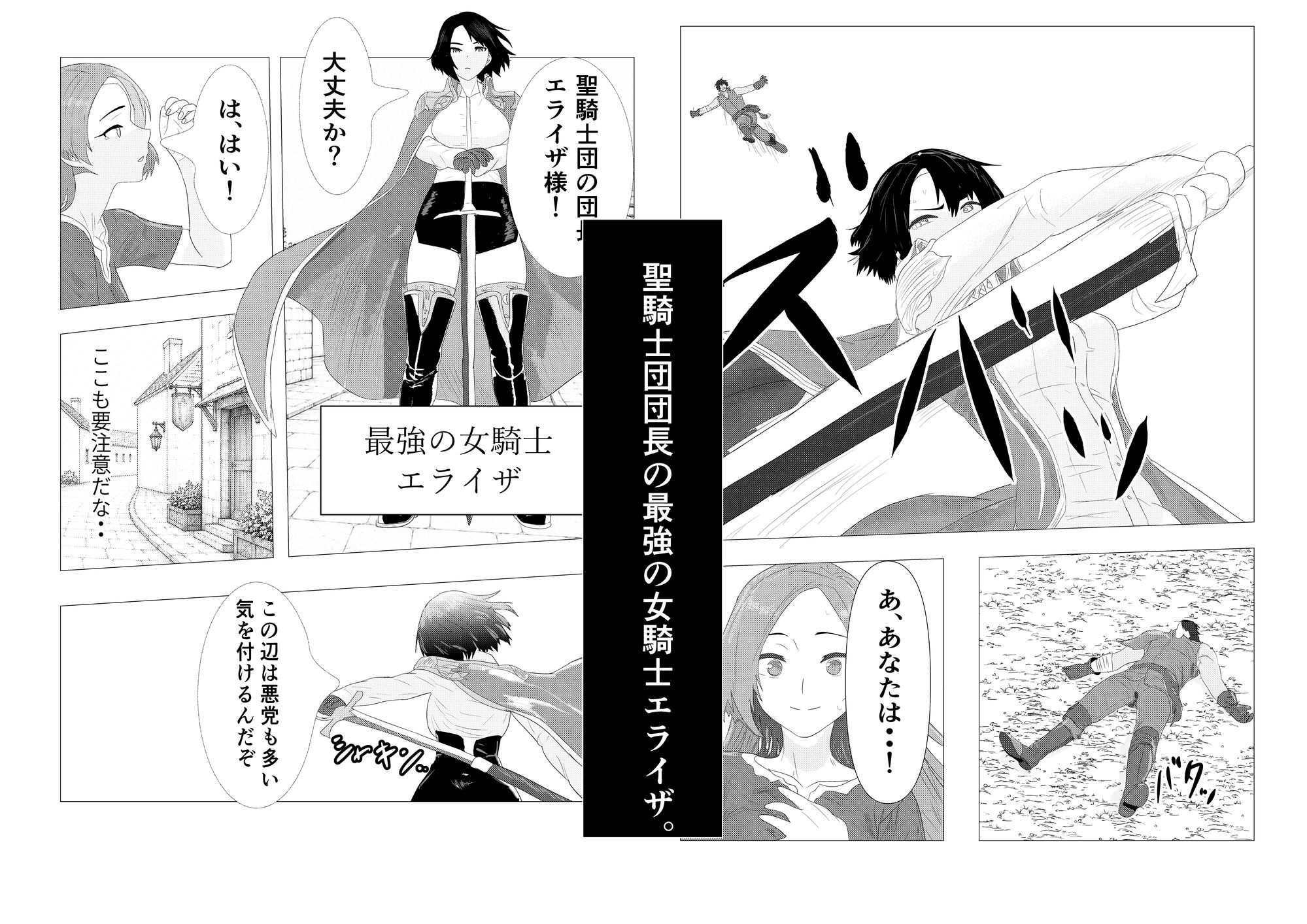 気高き女団長が堕ちるまで 画像1