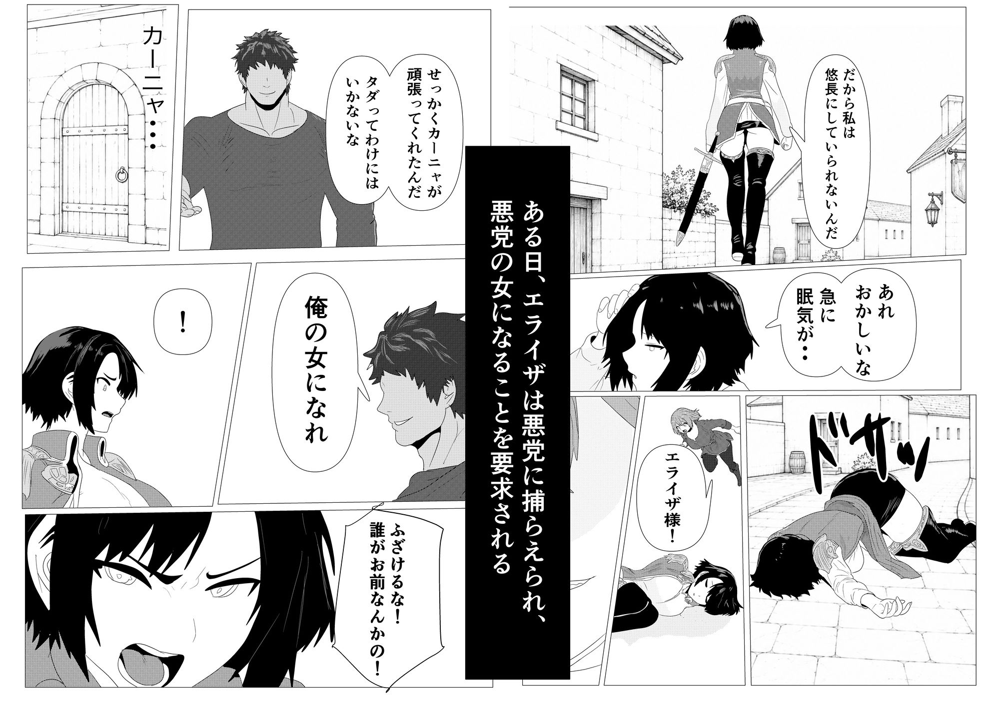 気高き女団長が堕ちるまで 画像3