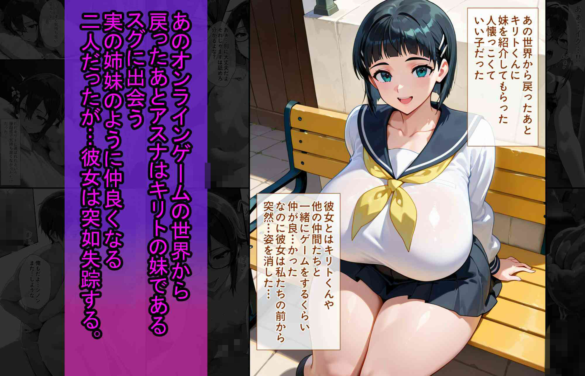 爆乳J● シノンちゃんが巨根おじさんに寝取られる 話1 画像3