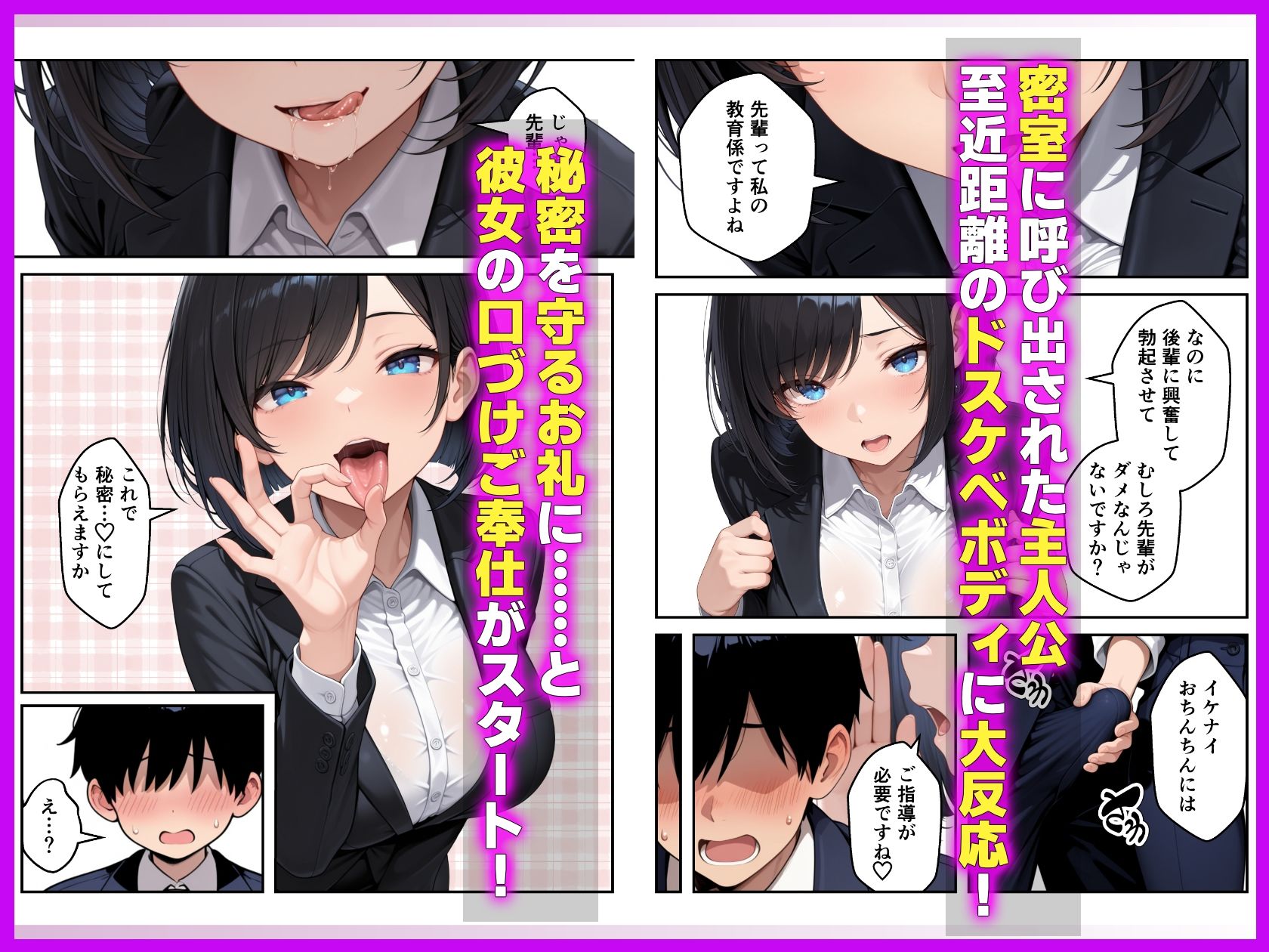 見た目120点の後輩新卒OLを教育するはずが逆に射精管理された 画像2