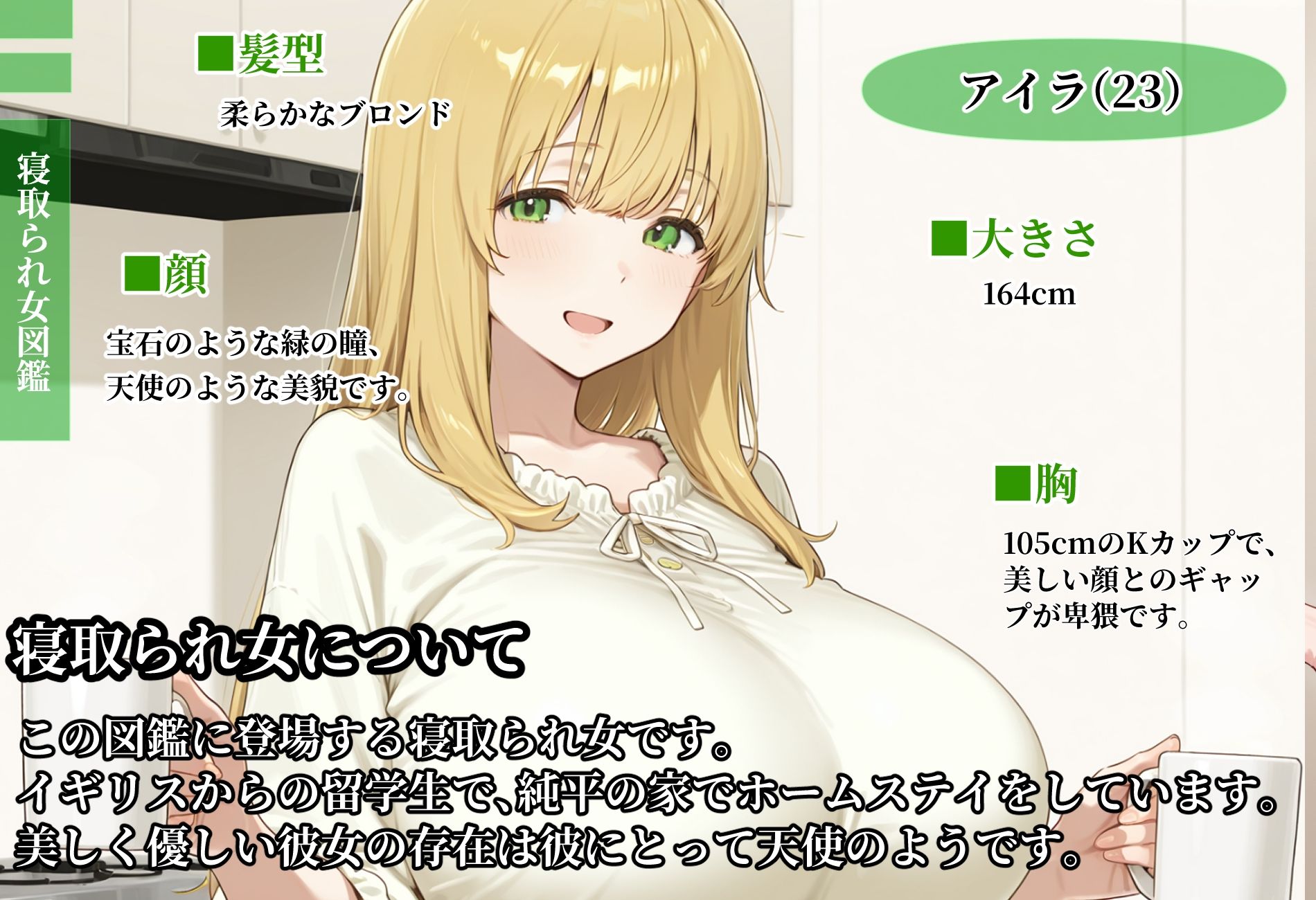 寝取られ女図鑑 アイラ 画像2