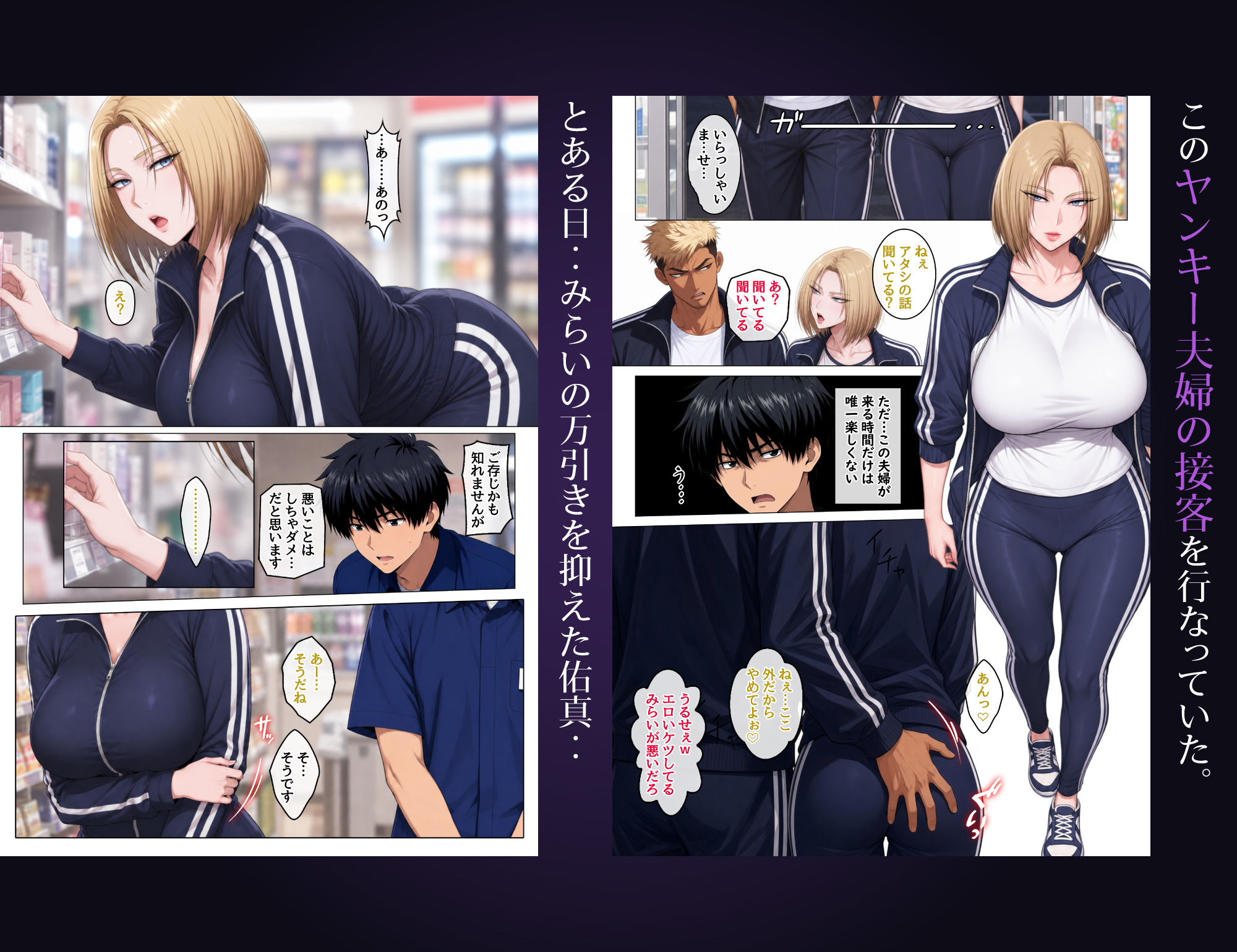 【無料エロ漫画】d_802590 むちむち恵体ボディの人妻ギャルに搾られ続ける童貞の僕(ハレノヒ)