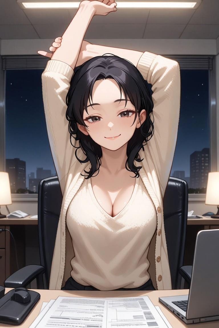 【人妻×PTA】PTAの人妻は、独身の彼の前でだけ崩れる ―役員作業の遅い夜― 画像1