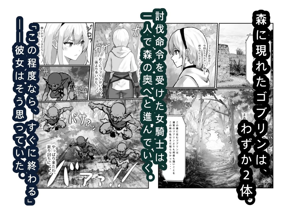 女騎士敗北録 〜ゴブリンの森〜  1 画像1