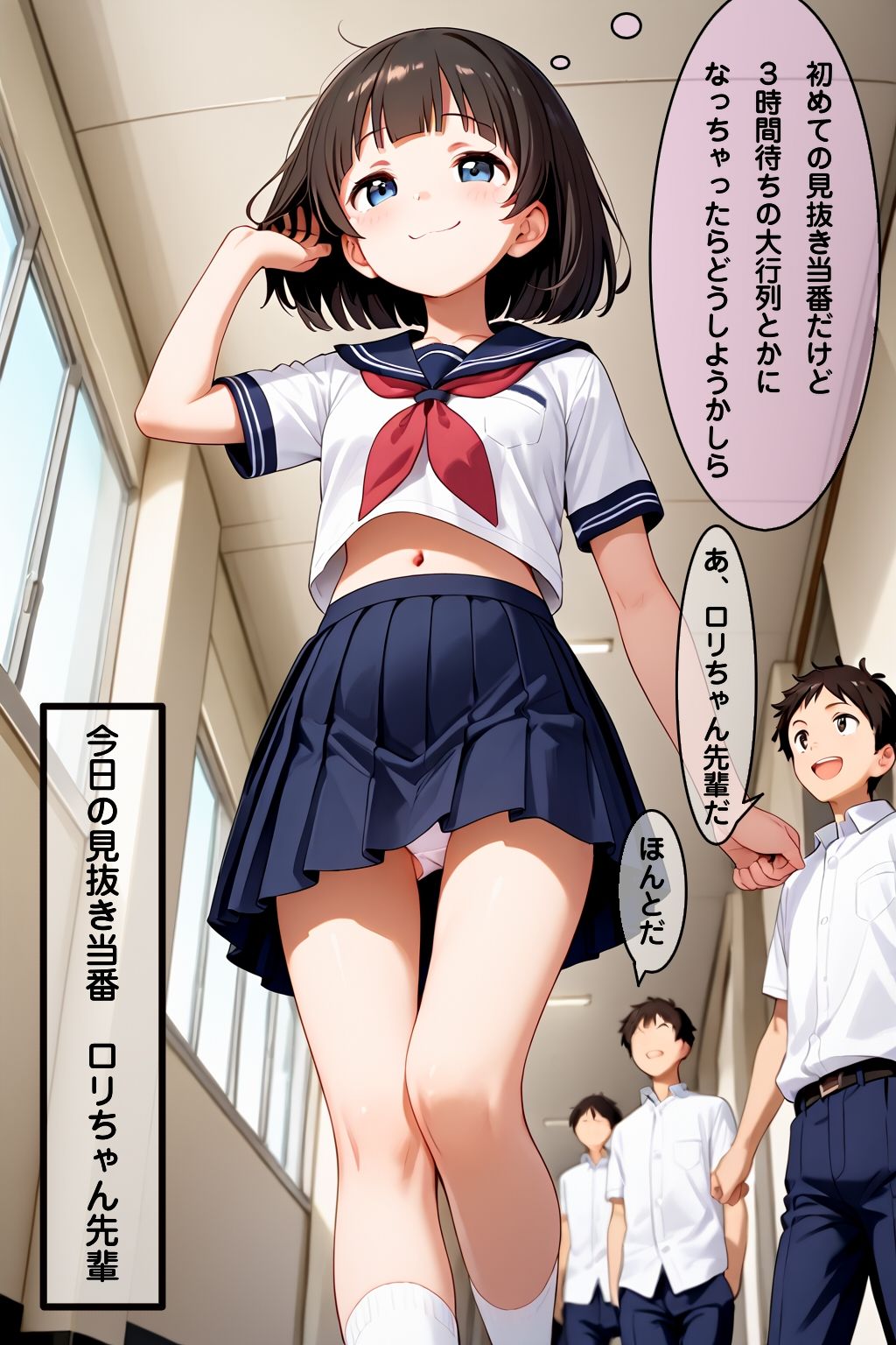 学校で見抜き制度が導入されたので先輩で見抜きしたお話 サンプル画像 2