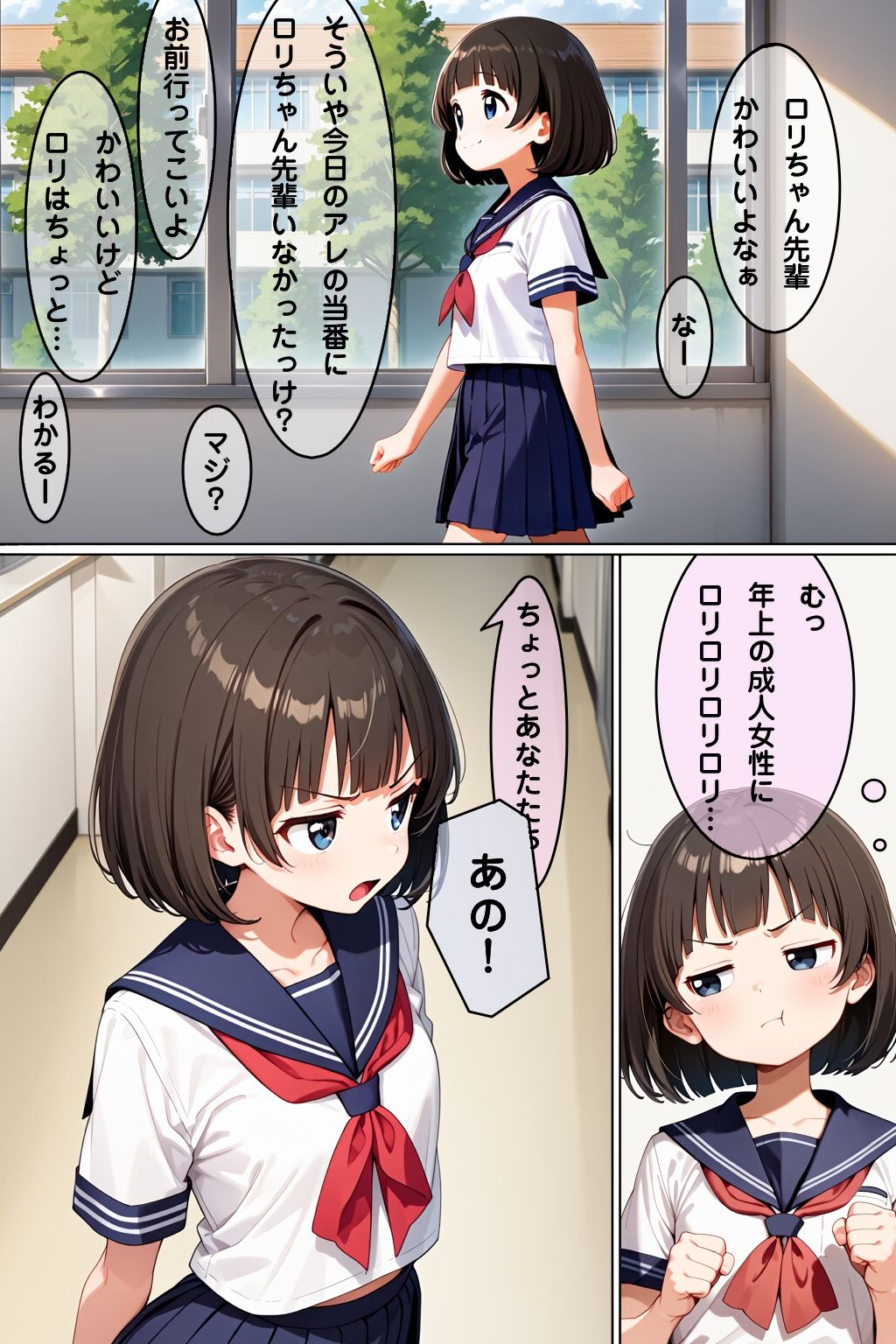 学校で見抜き制度が導入されたので先輩で見抜きしたお話 サンプル画像 3