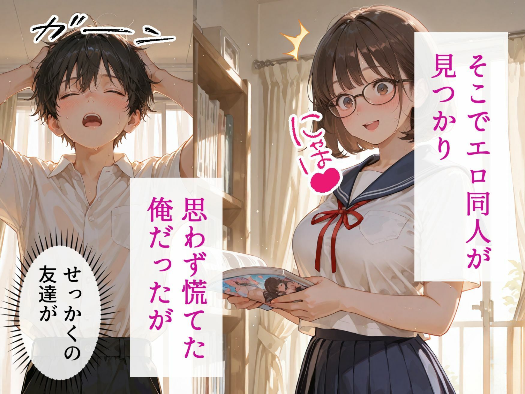 処女と童貞のオタクな二人が発情し過ぎて精液まみれになった件 画像5