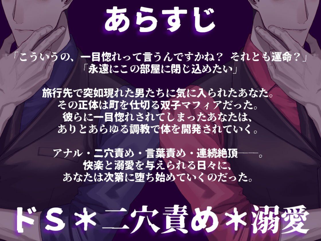 双子マフィアの溺愛監禁記録 〜ドSな双子による秘部とアナルの二穴責め調教〜 サンプル1