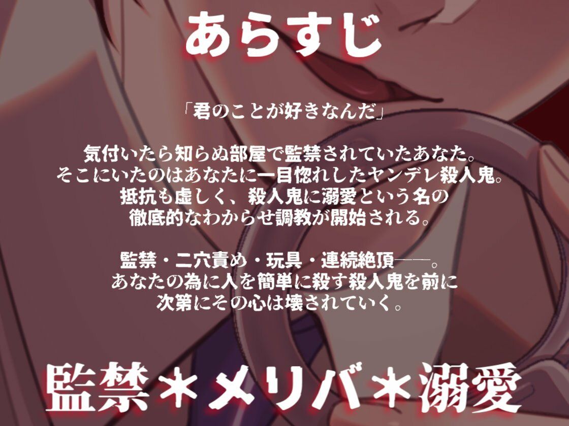 ヤンデレ殺●鬼に惚れられ独占欲による二穴調教の溺愛監禁生活をさせられる話 画像1