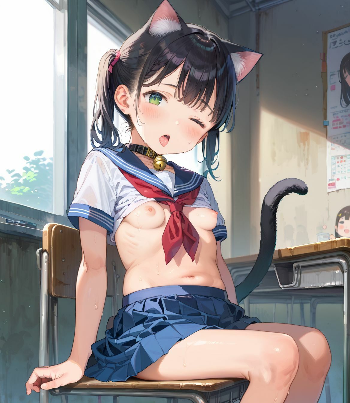 にゃんにゃんちっぱい娘のえっちすぎる学校ライフ2