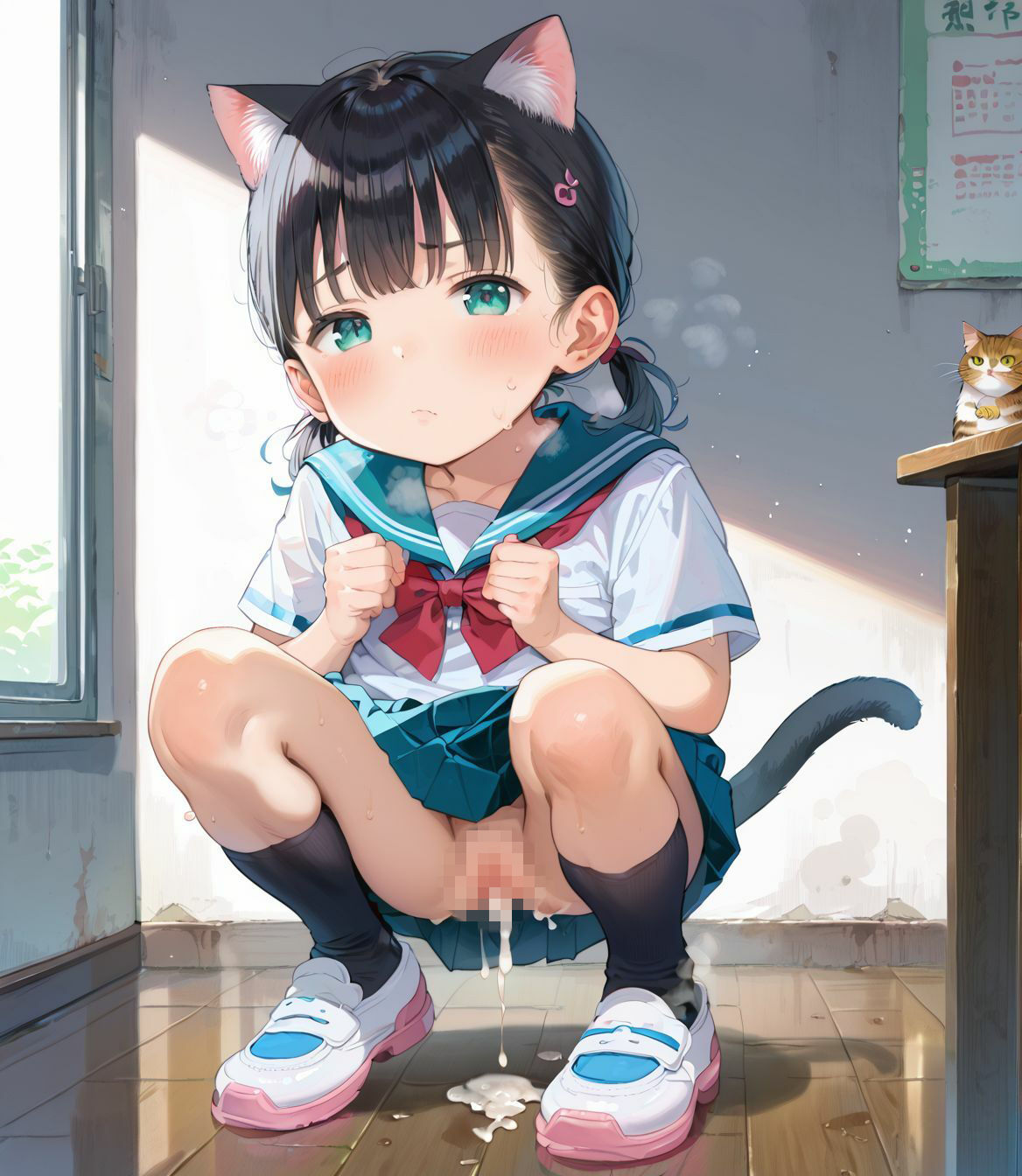 にゃんにゃんちっぱい娘のえっちすぎる学校ライフ2