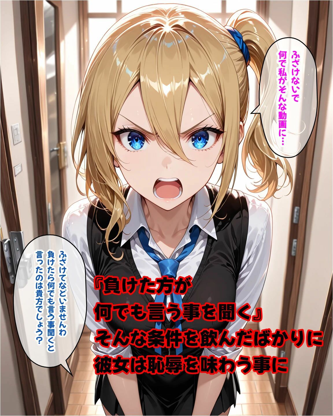 金髪クールギャル 敗北の代償 〜見知らぬ男に処女を捧げる屈辱撮影〜 1枚目