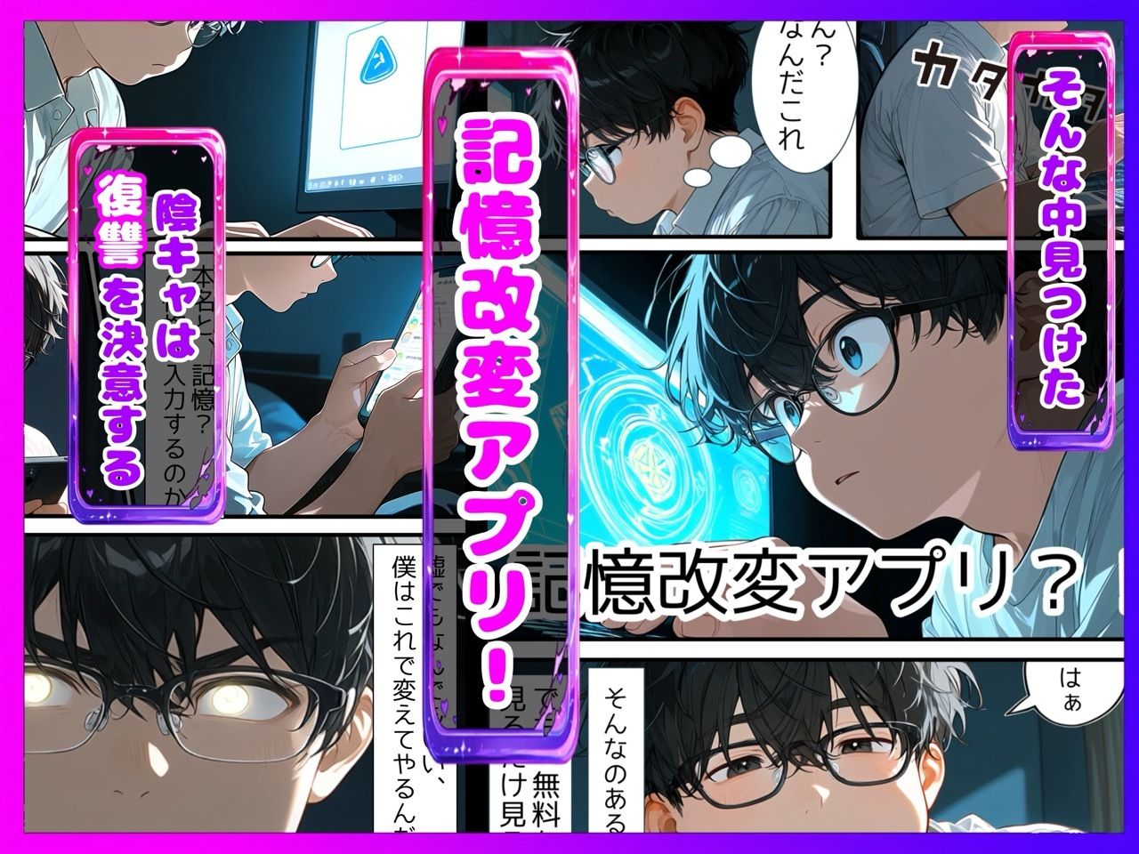 【陰キャ逆転】記憶操作アプリでいじめっ子の巨乳ギャルと清楚系を完堕ちわからせする話 画像3