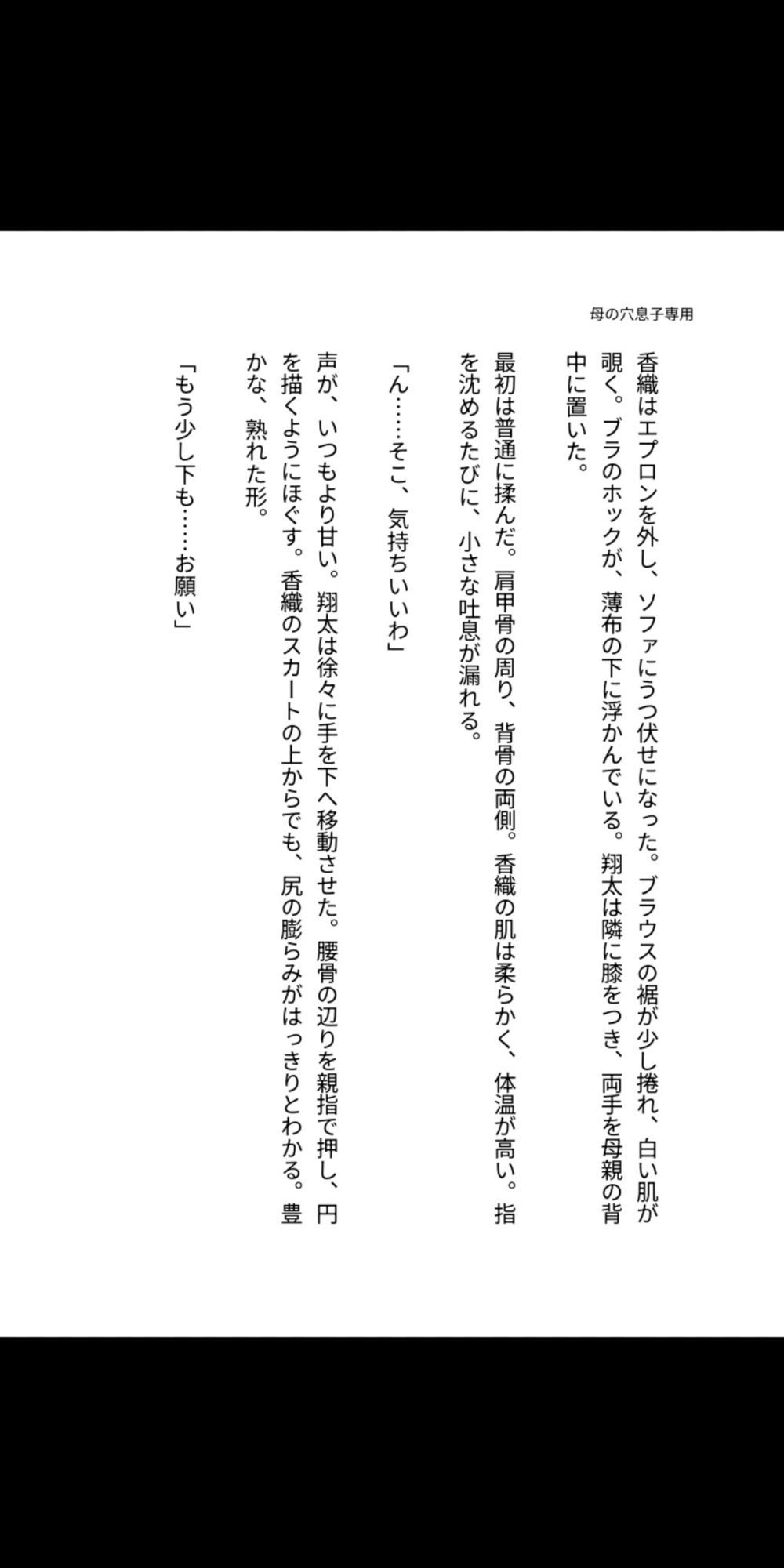 母の穴は、息子専用  〜熟母、禁忌に堕ちるまで〜