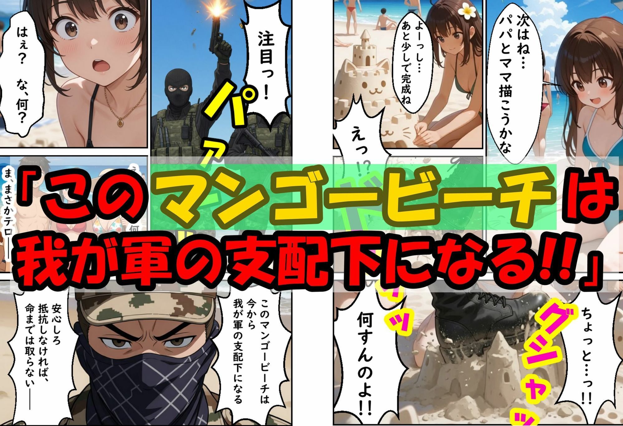 僕の新妻が海に押し寄せたテロリストに犯●れる訳がない 画像2