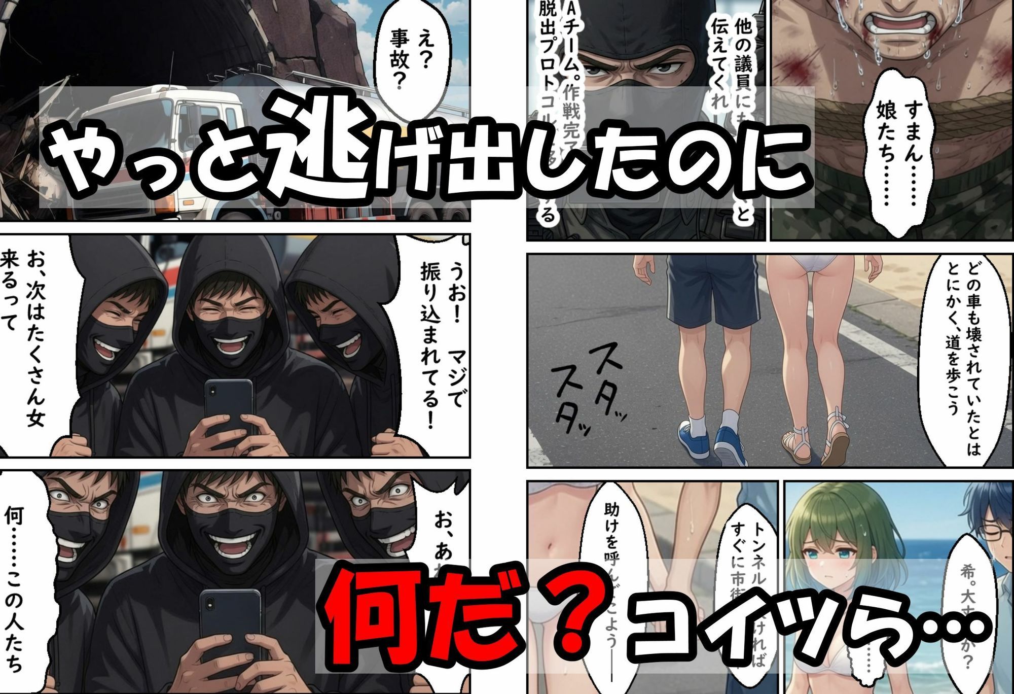 僕の新妻が海に押し寄せたテロリストに犯●れる訳がない 画像6