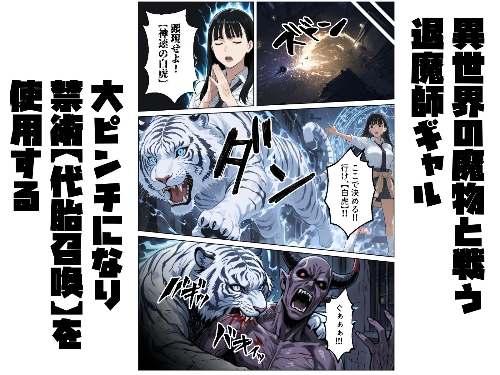 退魔師ギャルが詠唱ミスでキモオジのママになる話 画像2