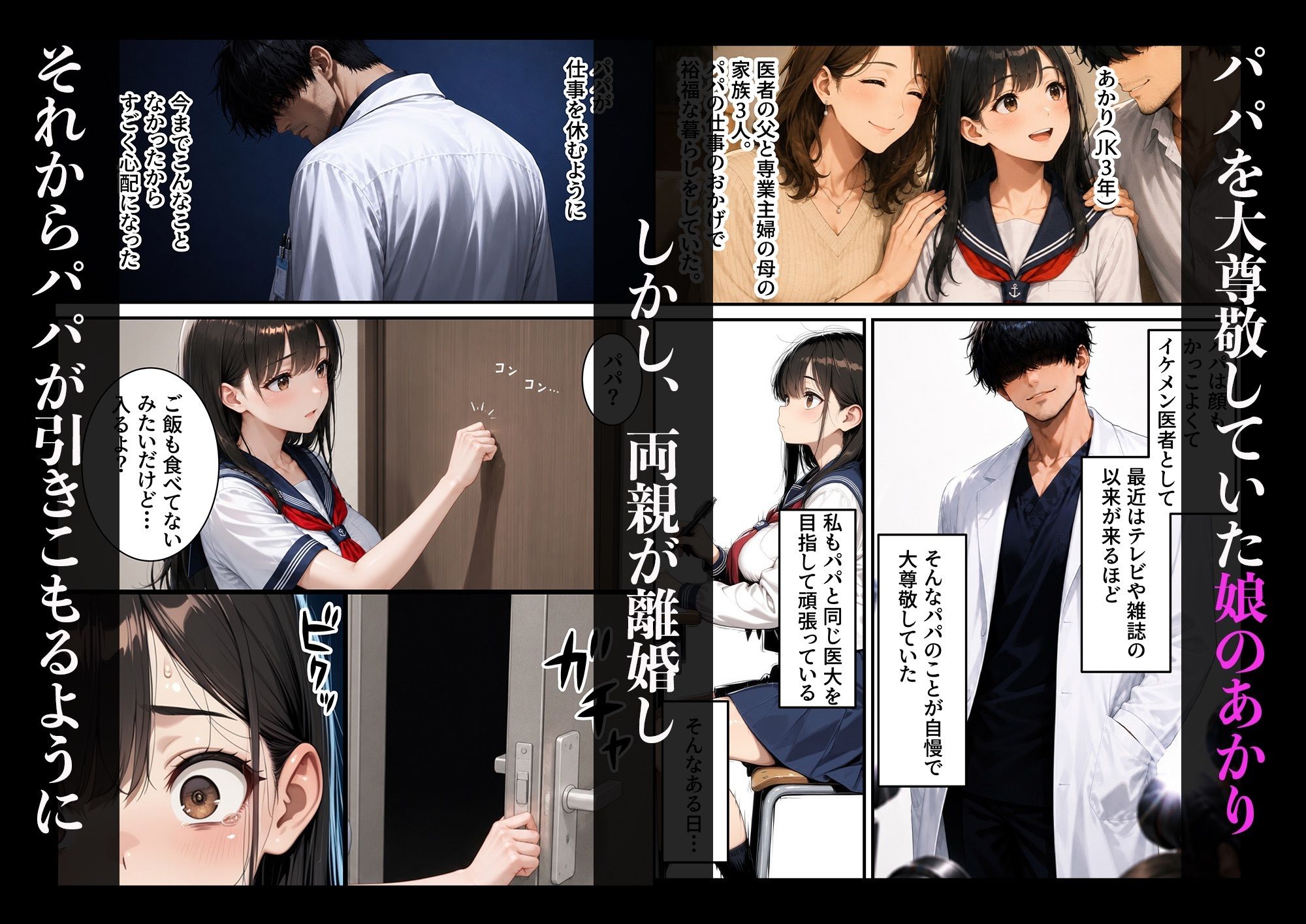 尊敬していたパパから洗脳されてSEX依存になりました 画像1