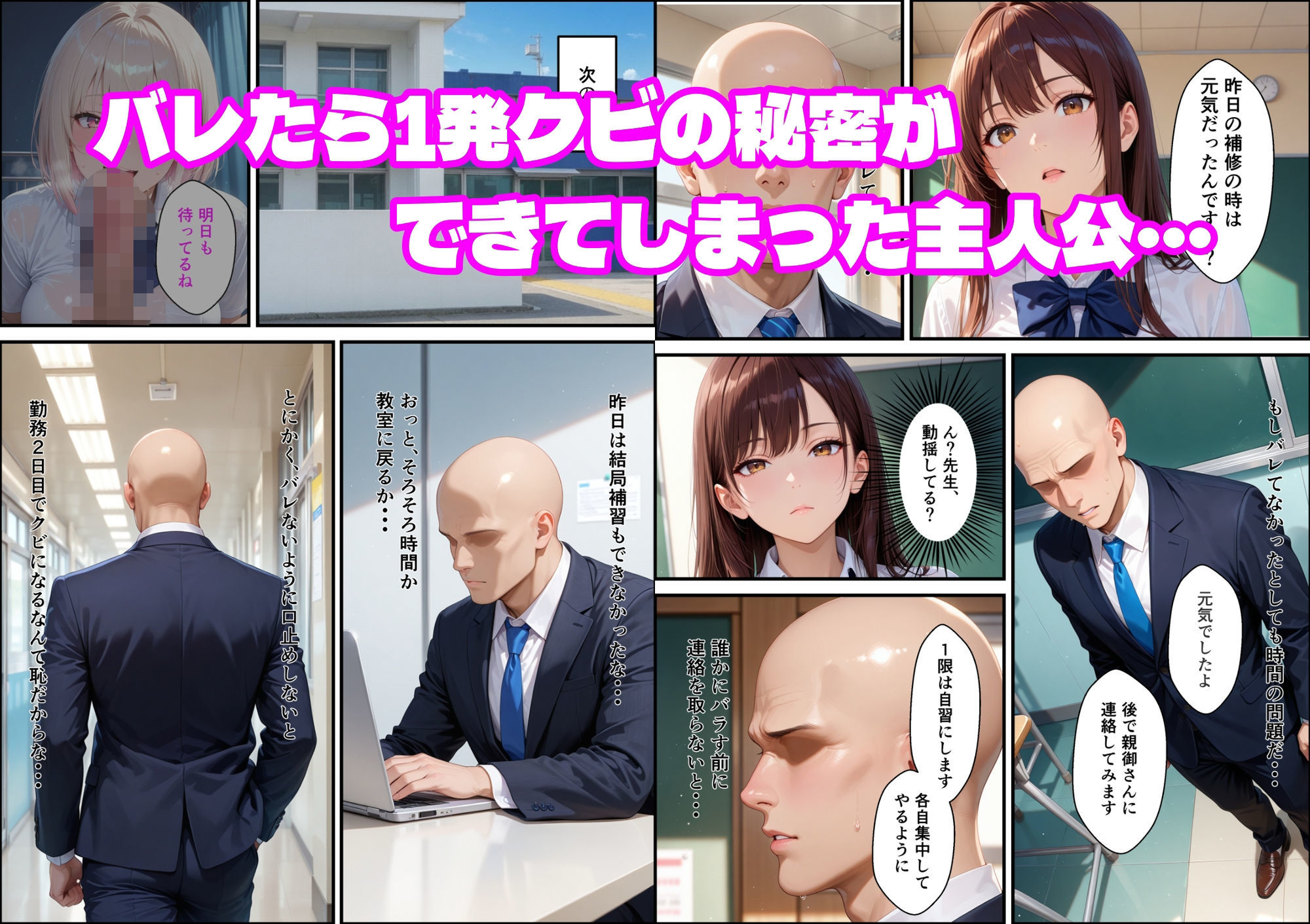 童貞非モテ教師の俺が、小悪魔白ギャルに射精管理される話7