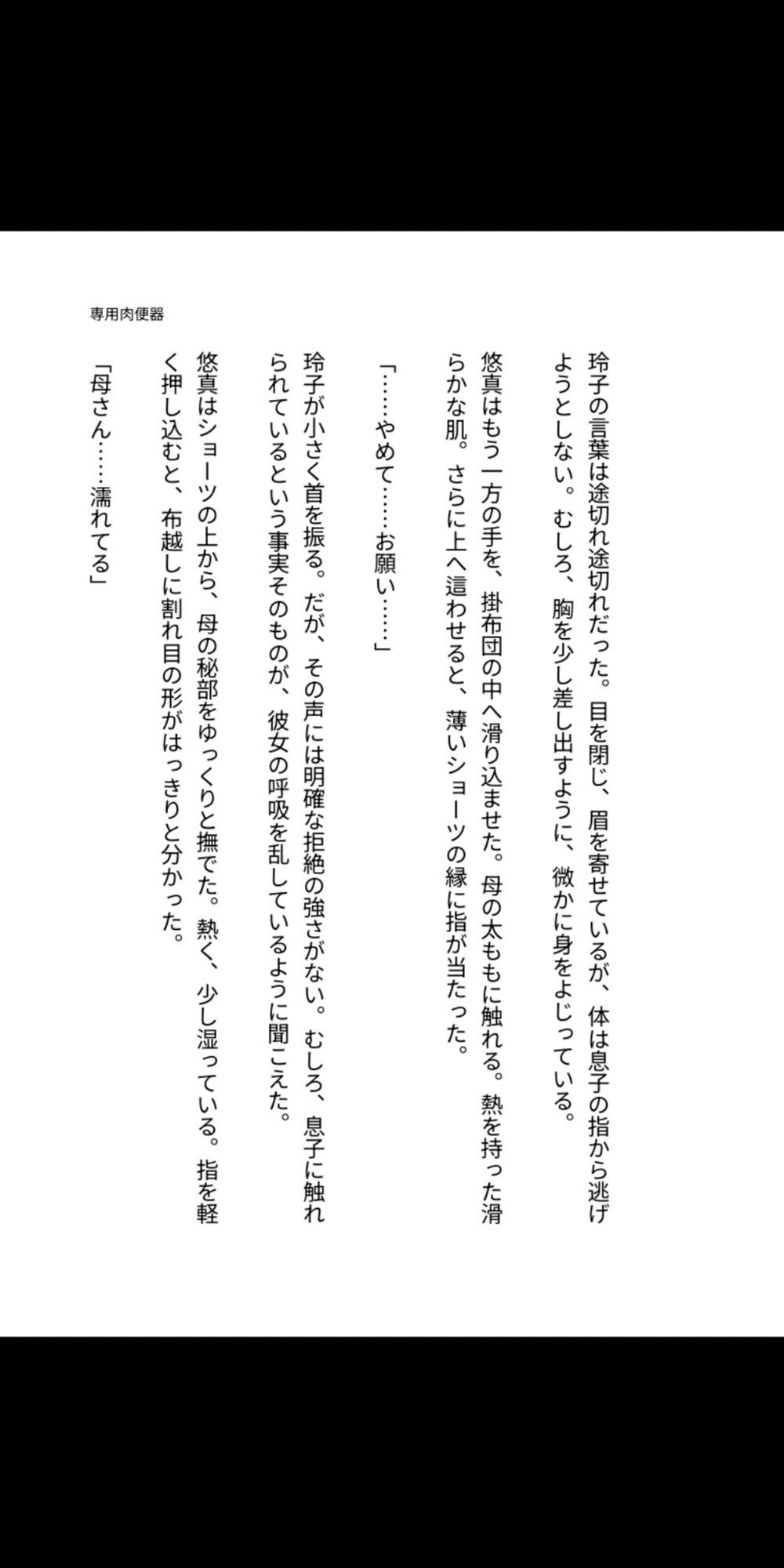 母は僕の専用肉便器 ― 玲子、血の繋がった穴として堕ちるまで― 画像5