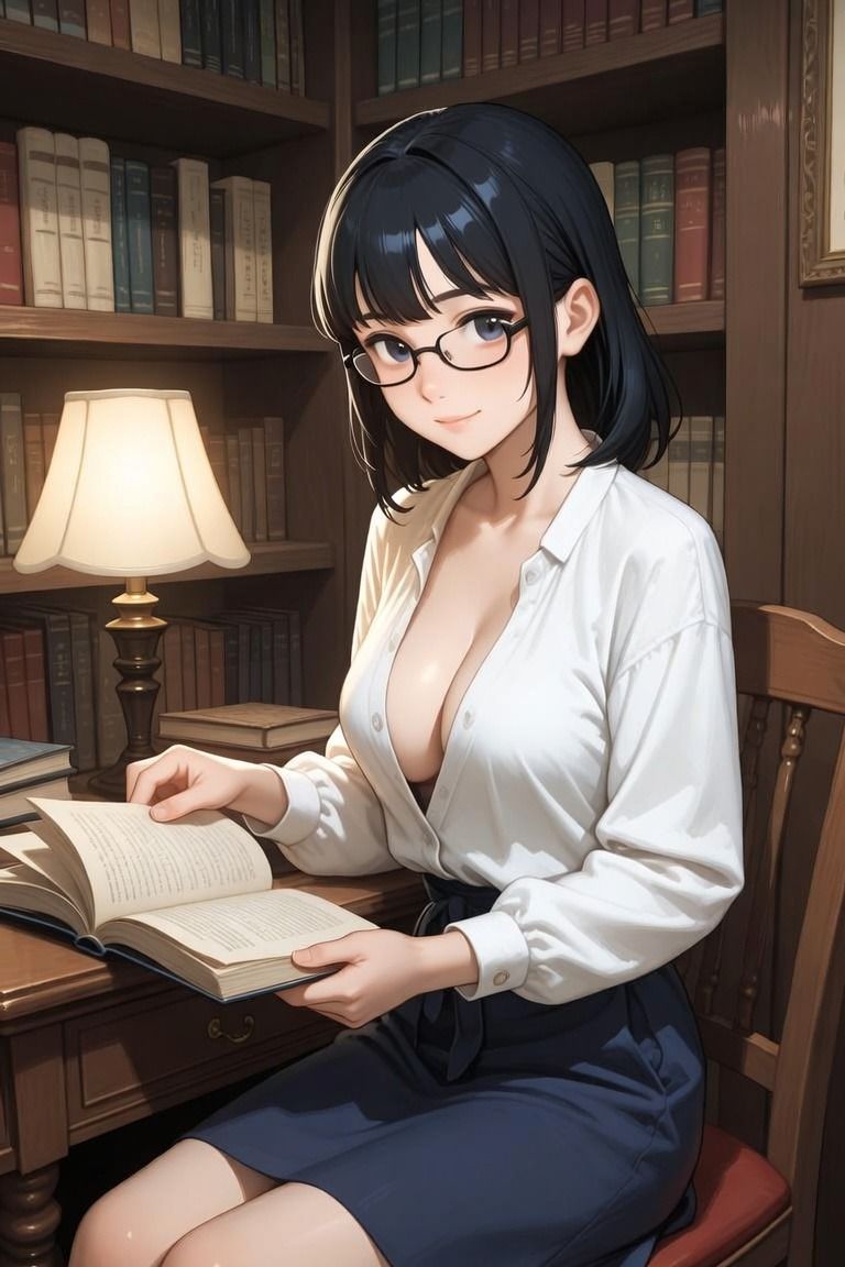 【年上お姉さん×古書喫茶】古書喫茶のお姉さんは、閉店後だけ頁をめくる手を止める 画像4